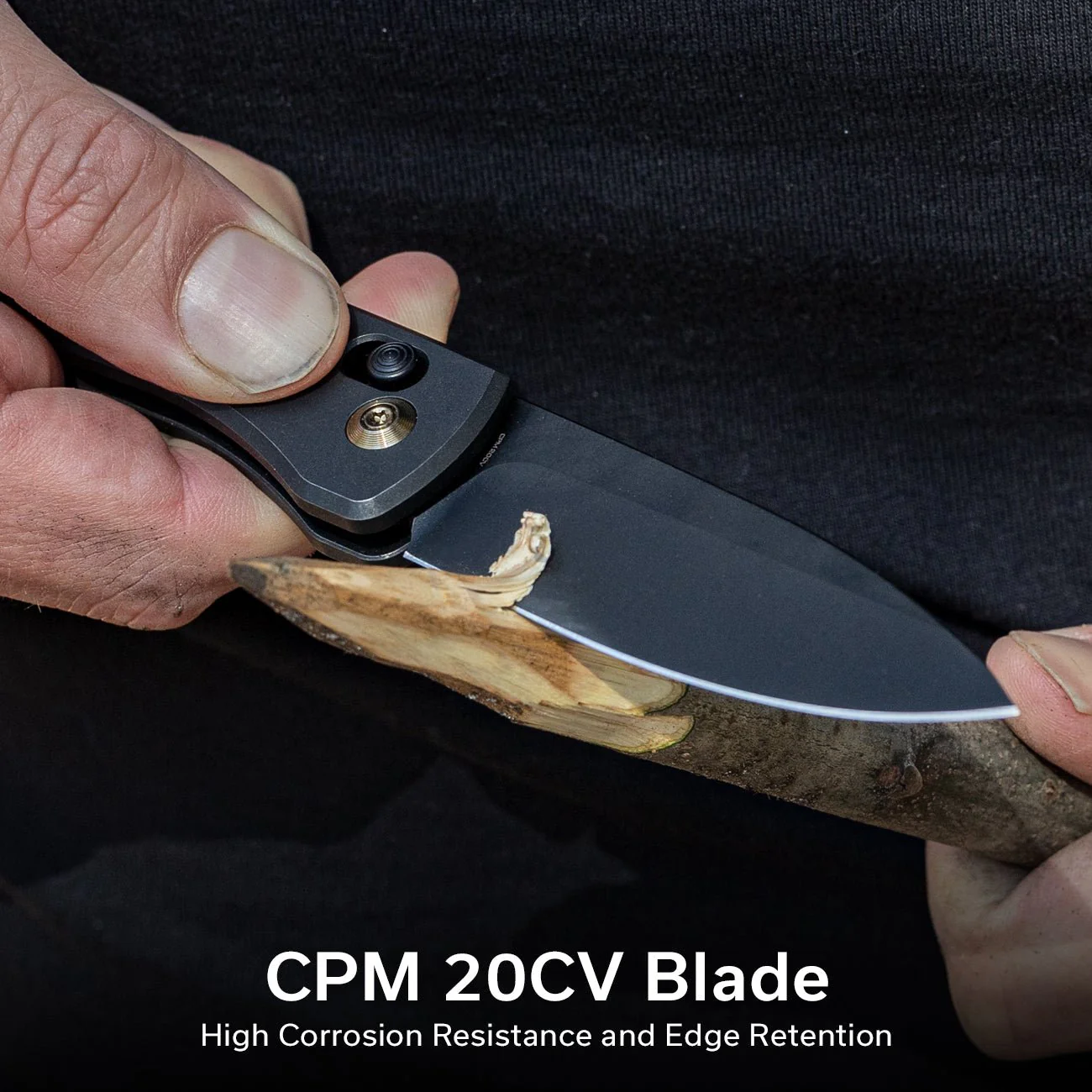 WEKNIFE Nightblade Crossbar Lock Knife Titanium Handle (2.98" CPM 20CV Blade) WE22046-1 - Image 3