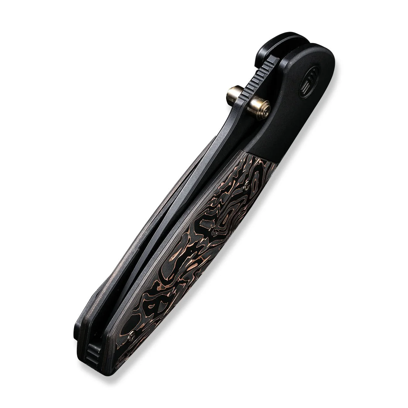 WEKNIFE Nitro Mini Flipper & Thumb Stud Knife Titanium & Carbon Fiber Handle (3.13" CPM 20CV Blade) WE22015-2 - Image 8