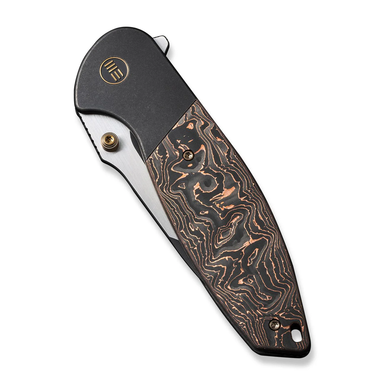 WEKNIFE Nitro OG Flipper & Thumb Stud Knife Titanium & Carbon Fiber Handle (3.75" CPM 20CV Blade) WE23035-2 - Image 6