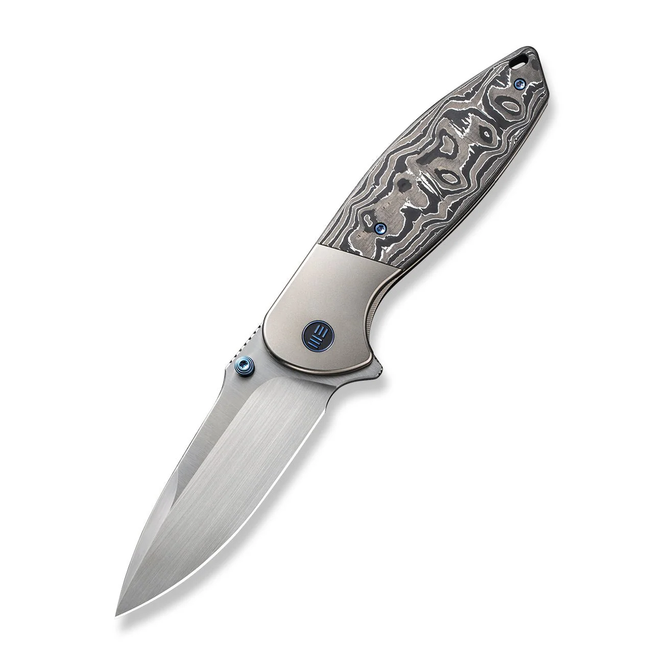 WEKNIFE Nitro OG Flipper & Thumb Stud Knife Titanium & Carbon Fiber Handle (3.75" CPM 20CV Blade) WE23035-3 - Image 3