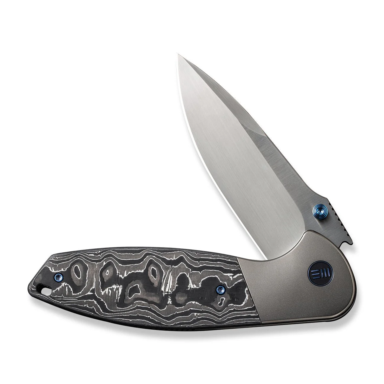 WEKNIFE Nitro OG Flipper & Thumb Stud Knife Titanium & Carbon Fiber Handle (3.75" CPM 20CV Blade) WE23035-3 - Image 5