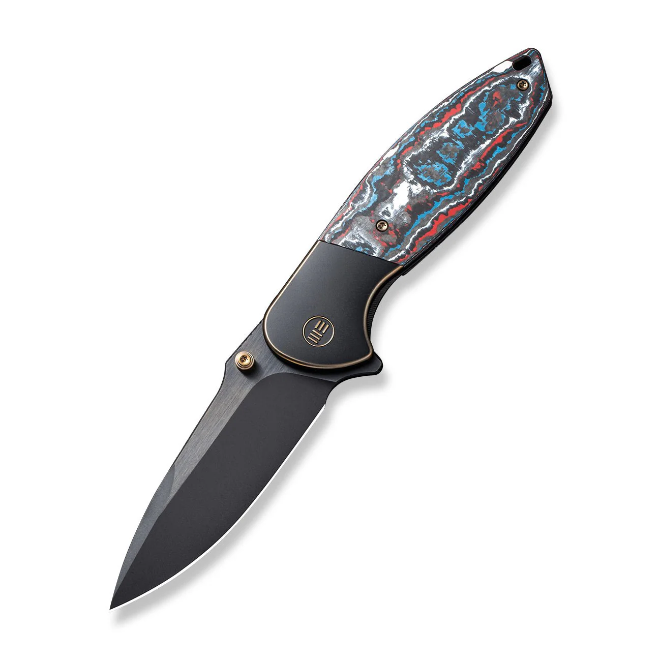WEKNIFE Nitro OG Flipper & Thumb Stud Knife Titanium & FatCarbon Fiber Handle (3.75" CPM 20CV Blade) WE23035-4 - Image 3