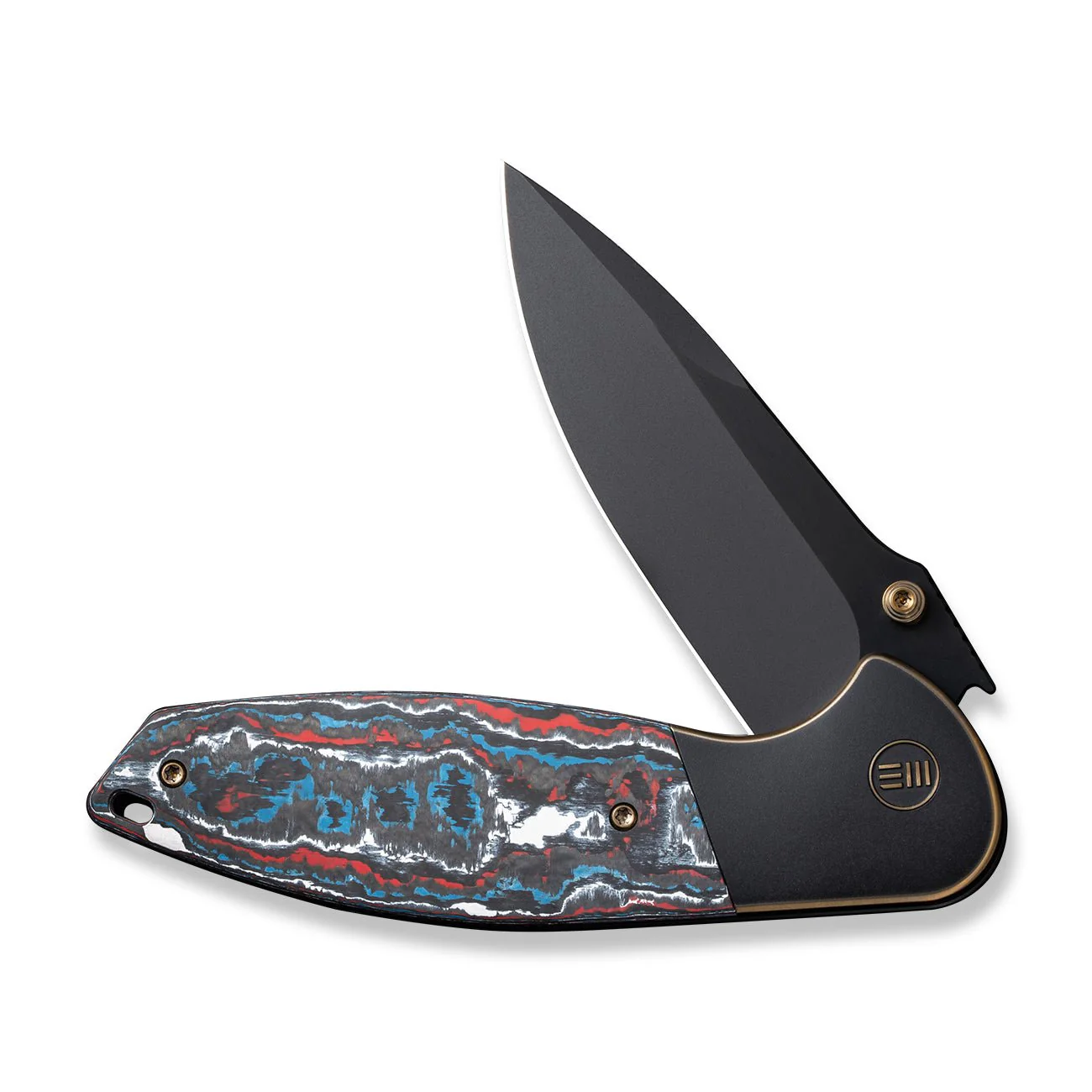 WEKNIFE Nitro OG Flipper & Thumb Stud Knife Titanium & FatCarbon Fiber Handle (3.75" CPM 20CV Blade) WE23035-4 - Image 5