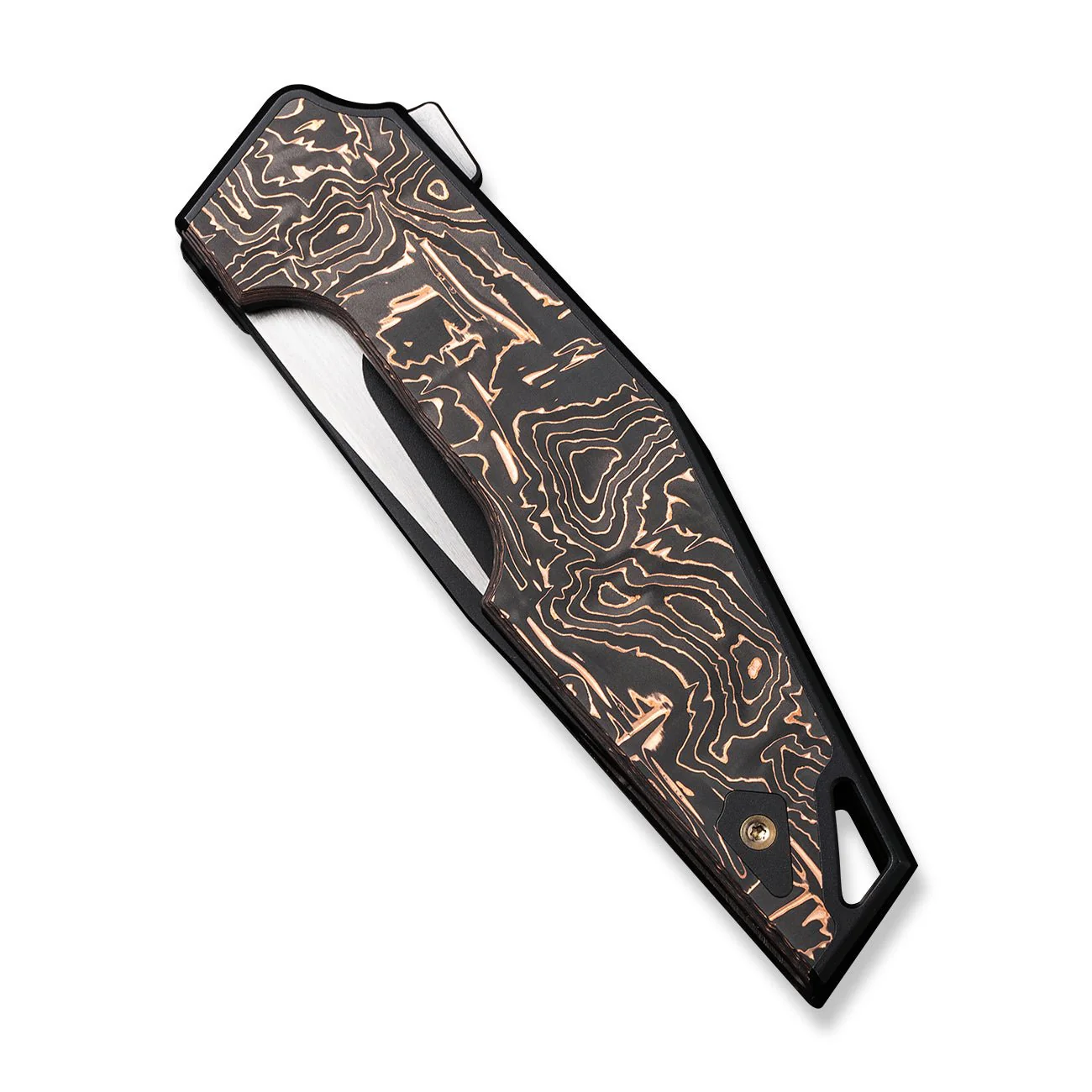 WEKNIFE OAO (One and Only) Flipper Knife Titanium & Carbon Fiber Handle (3.4" CPM 20CV Blade) WE23001-2 - Image 6