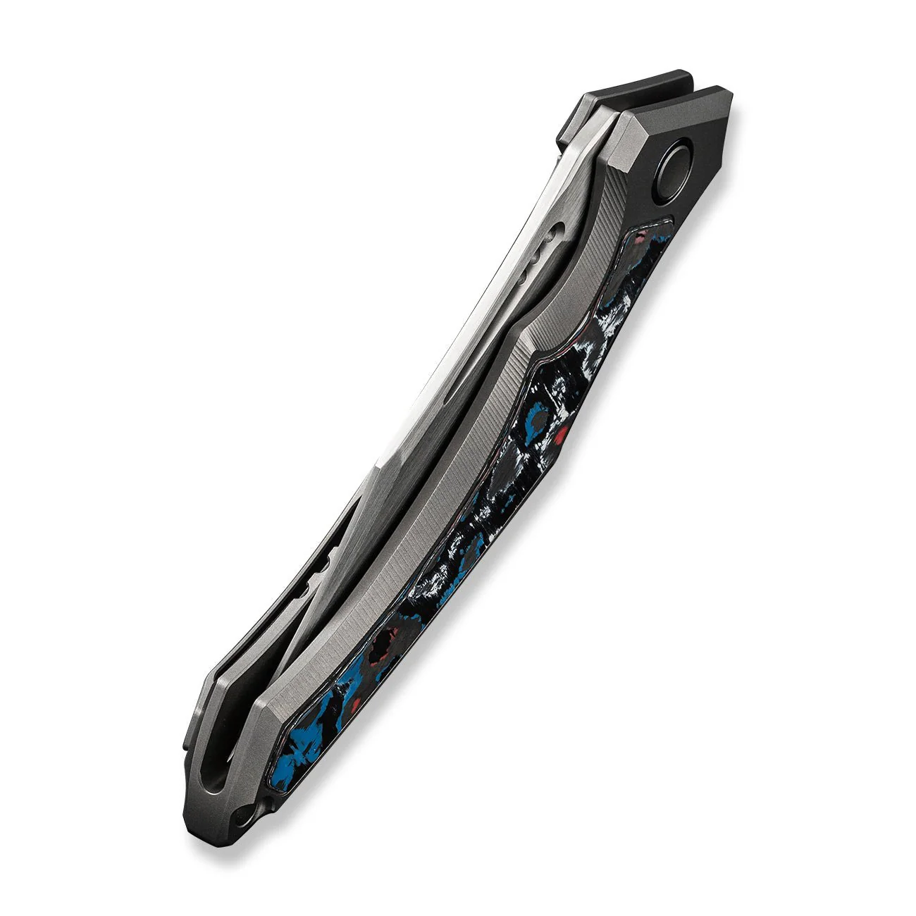 WEKNIFE Orpheus Flipper Knife Titanium & FatCarbon Fiber Handle (3.48" CPM 20CV Blade) WE23009-4 - Image 8