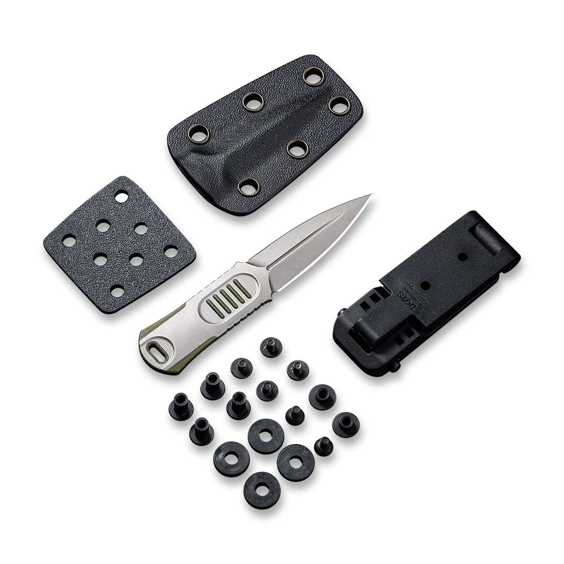 WEKNIFE OSS Fixed Blade Neck Knife With Kydex Sheath (2.22" CPM 20CV Blade) 2017A - Image 4