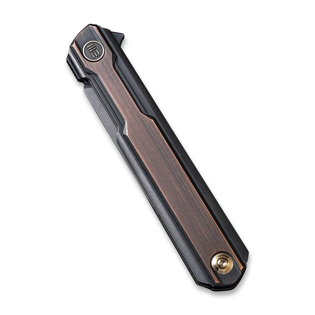 WEKNIFE Peer Flipper Knife Titanium & Copper Handle (3.46" CPM 20CV Blade) 2015F - Image 5