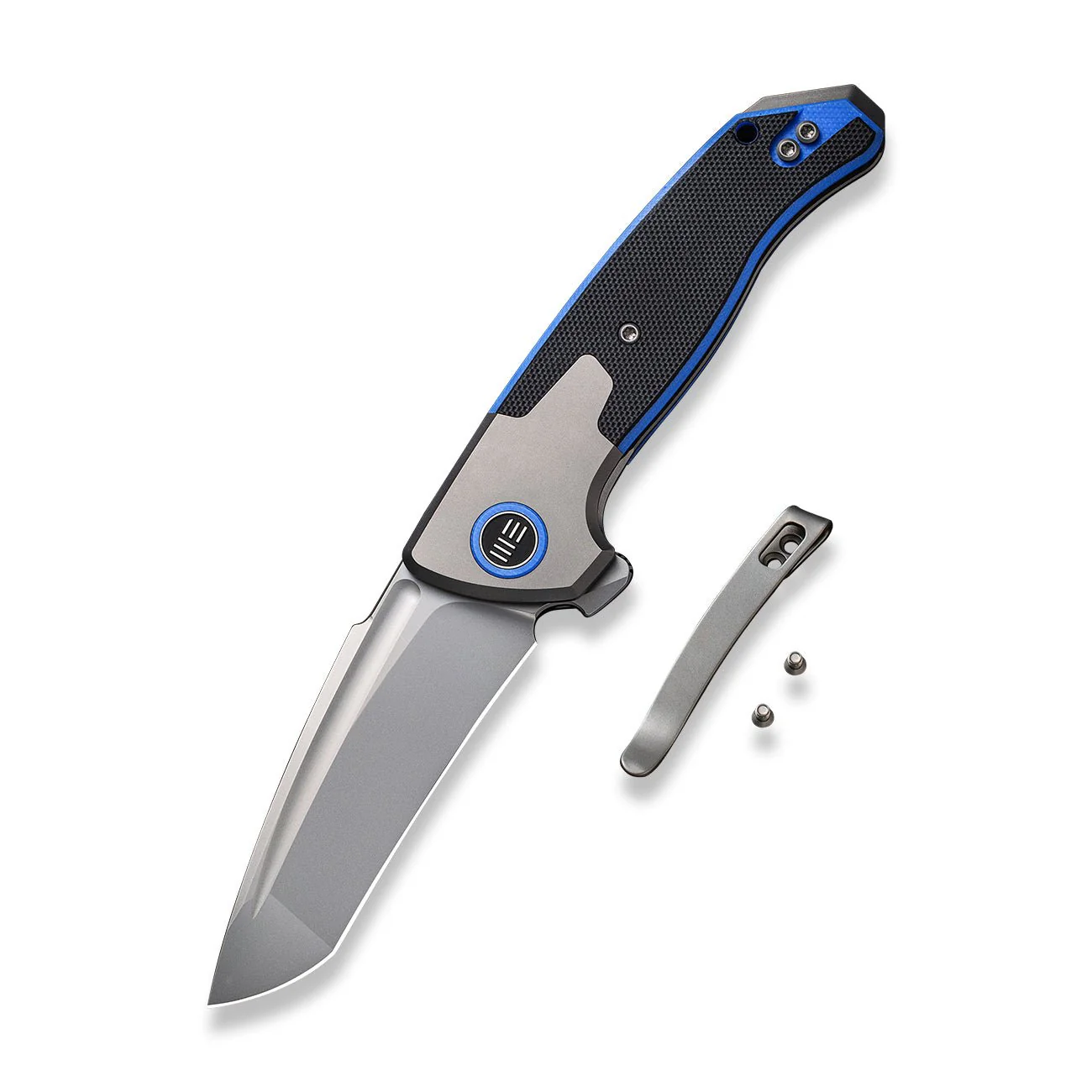 WEKNIFE Press Check Flipper Knife Titanium & G10 Handle (3.15" CPM 20CV Balde) WE20078A-2 - Image 3
