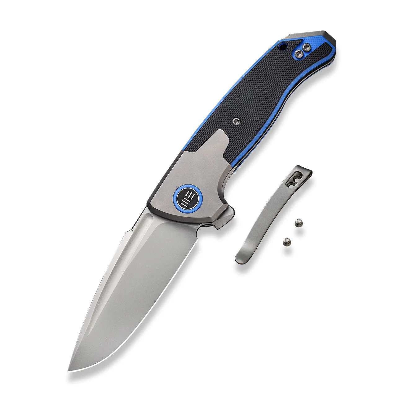 WEKNIFE Press Check Flipper Knife Titanium & G10 Handle (3.15" CPM 20CV Balde) WE20078B-2 - Image 3
