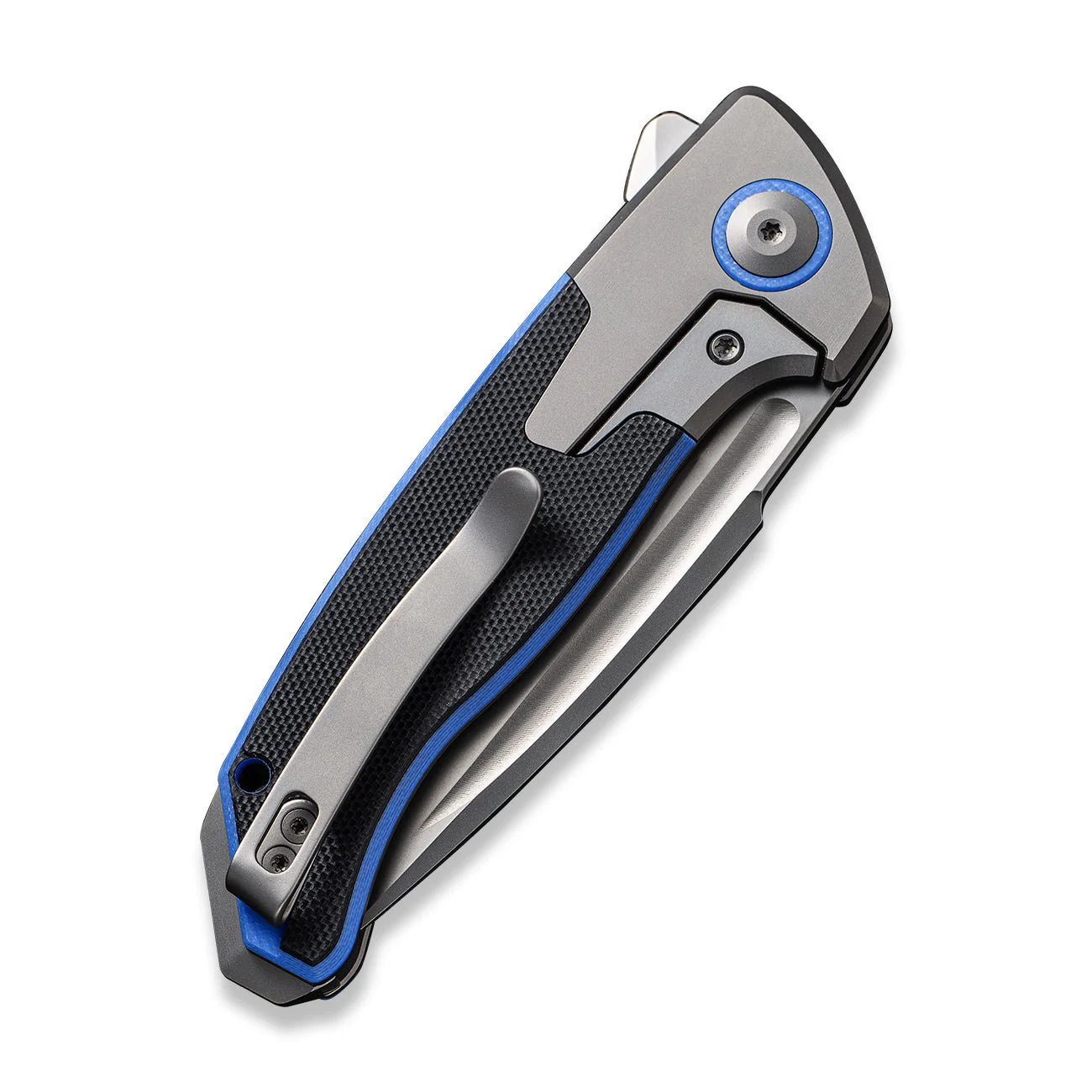 WEKNIFE Press Check Flipper Knife Titanium & G10 Handle (3.15" CPM 20CV Balde) WE20078B-2 - Image 6