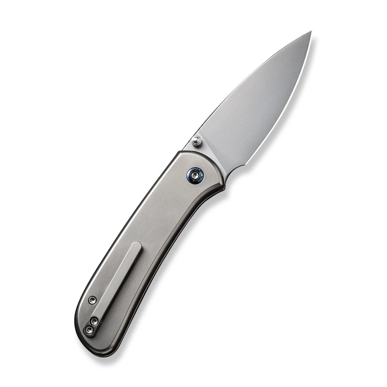 WEKNIFE Qubit Thumb Stud & Button Lock Knife Titanium Handle (3.2" CPM 20CV Blade) WE22030F-2 - Image 2