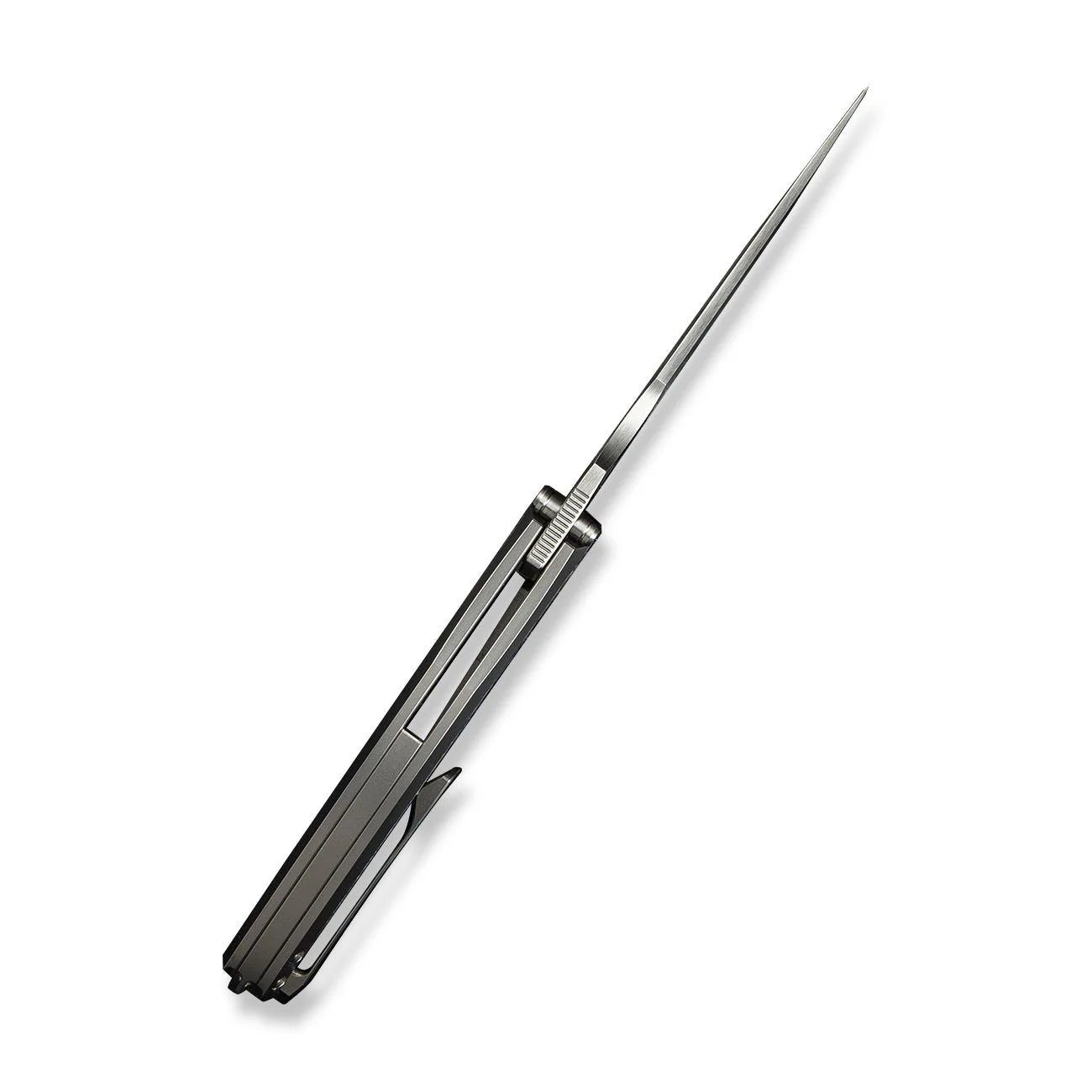 WEKNIFE Quinseris Flipper & Thumb Stud Knife Titanium & FatCarbon Fiber Handle (3.96" M390 Blade) WE23093-4 - Image 9
