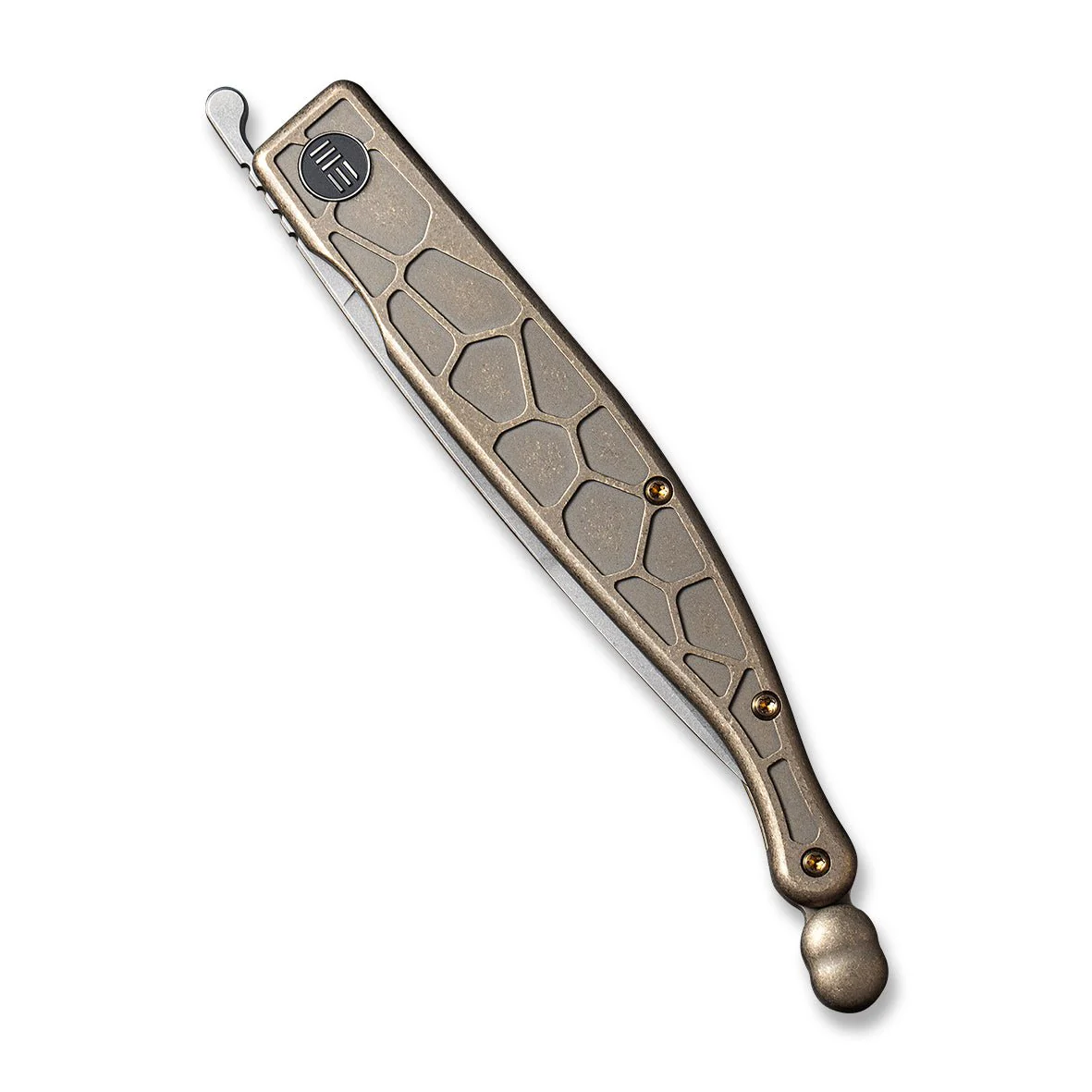 WEKNIFE Roman Front Flipper Knife Titanium Handle (3.95" CPM S35VN Blade) 2008A - Image 5