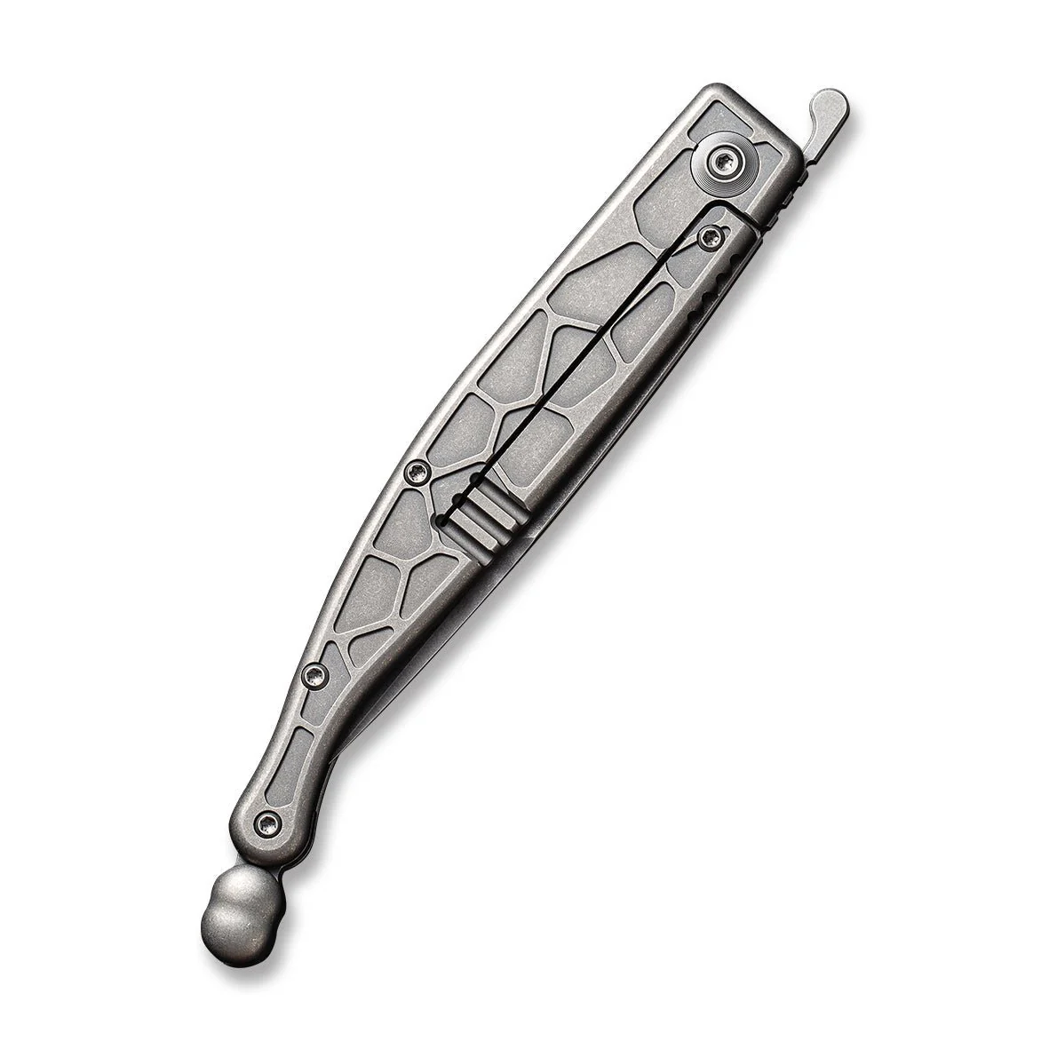 WEKNIFE Roman Front Flipper Knife Titanium Handle (3.95" CPM S35VN Blade) 2008B - Image 6