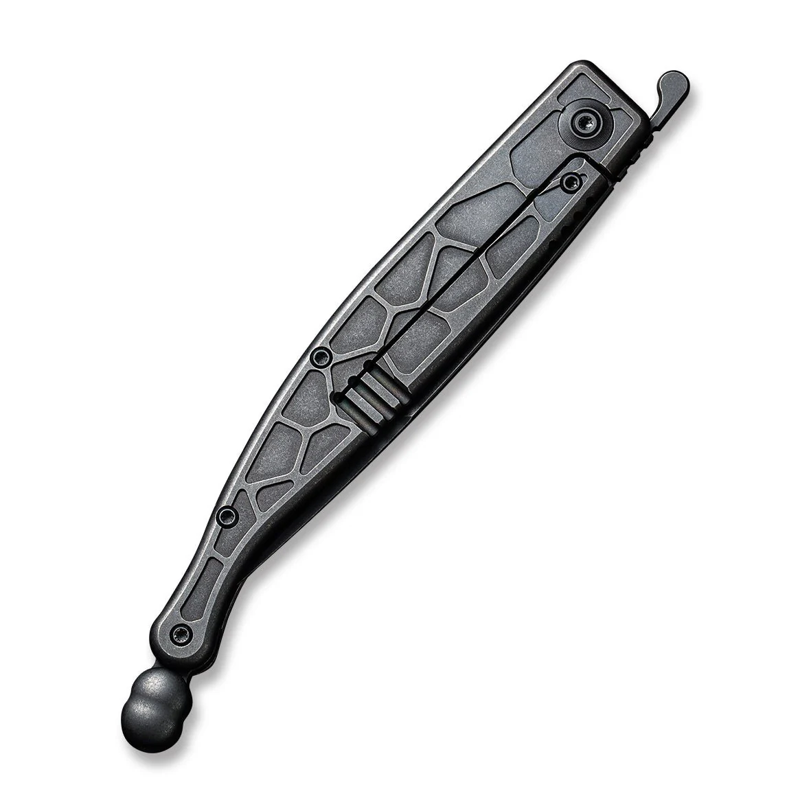 WEKNIFE Roman Front Flipper Knife Titanium Handle (3.95" CPM S35VN Blade) 2008C - Image 6