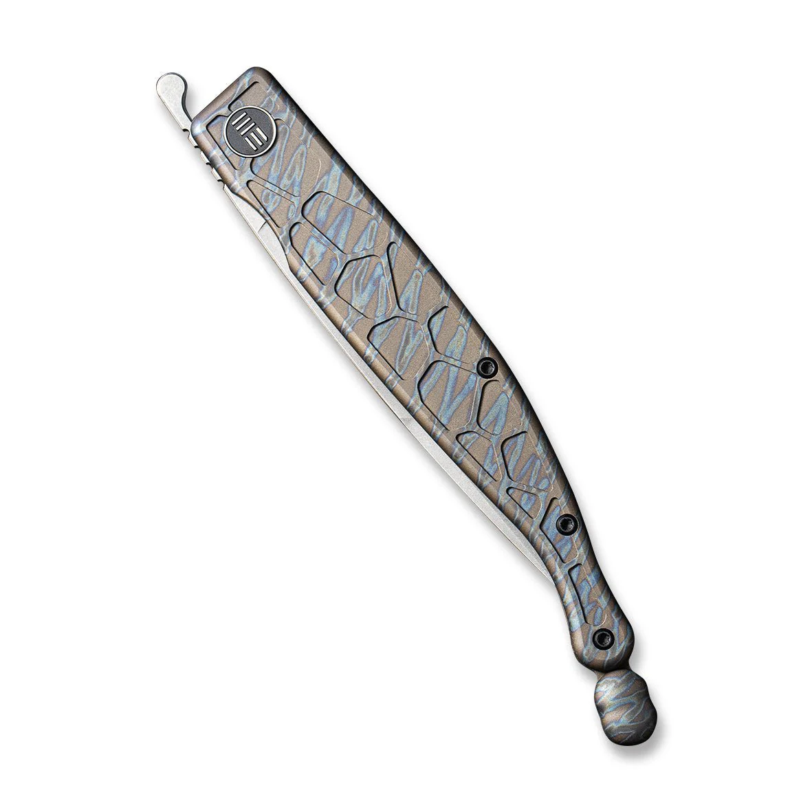 WEKNIFE Roman Front Flipper Knife Titanium Handle (3.95" CPM S35VN Blade) 2008D - Image 5