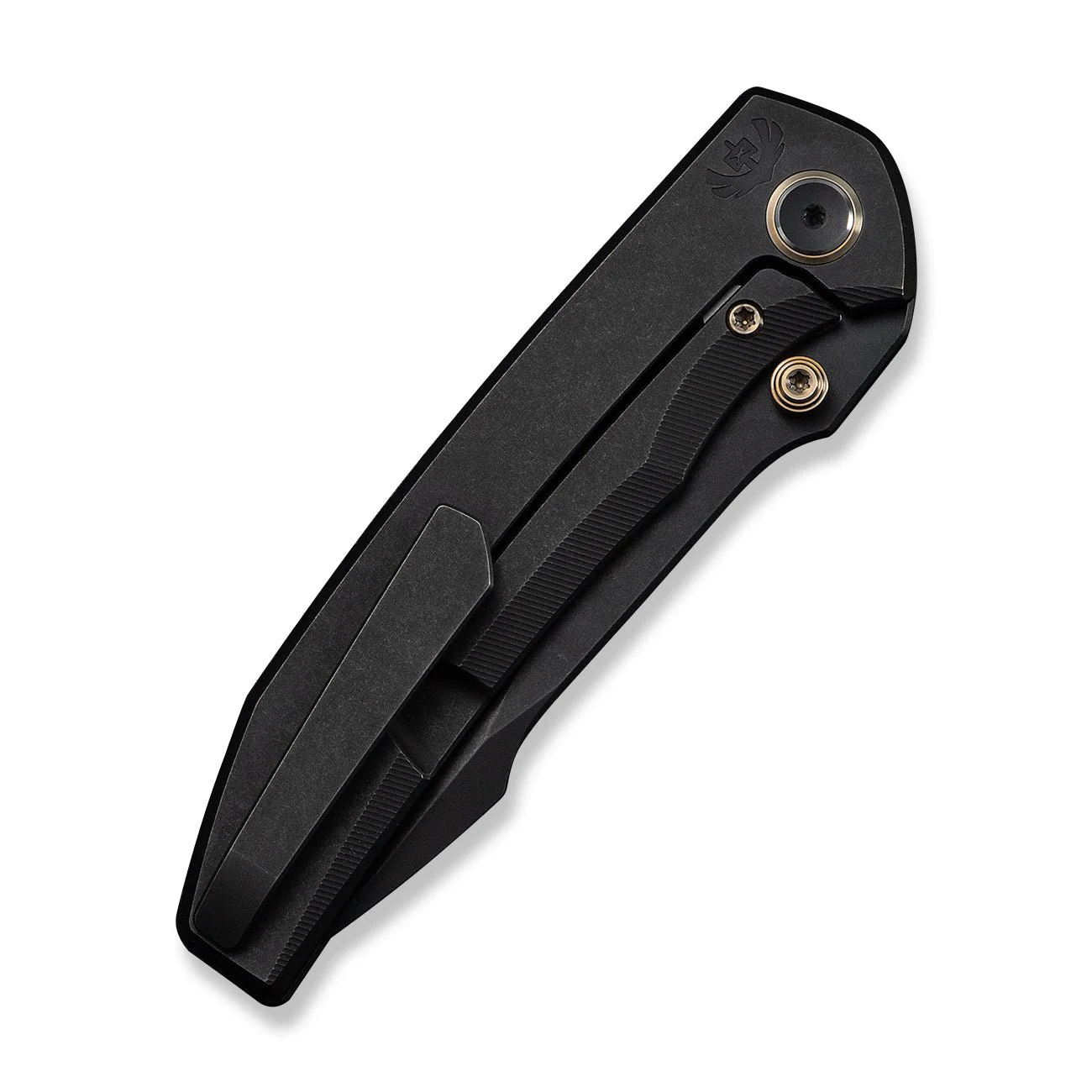 WEKNIFE Ryson Thumb Stud Knife Black Titanium Handle (3.33" Black Stonewashed Bohler M390 Blade) WE24086-1 - Image 7