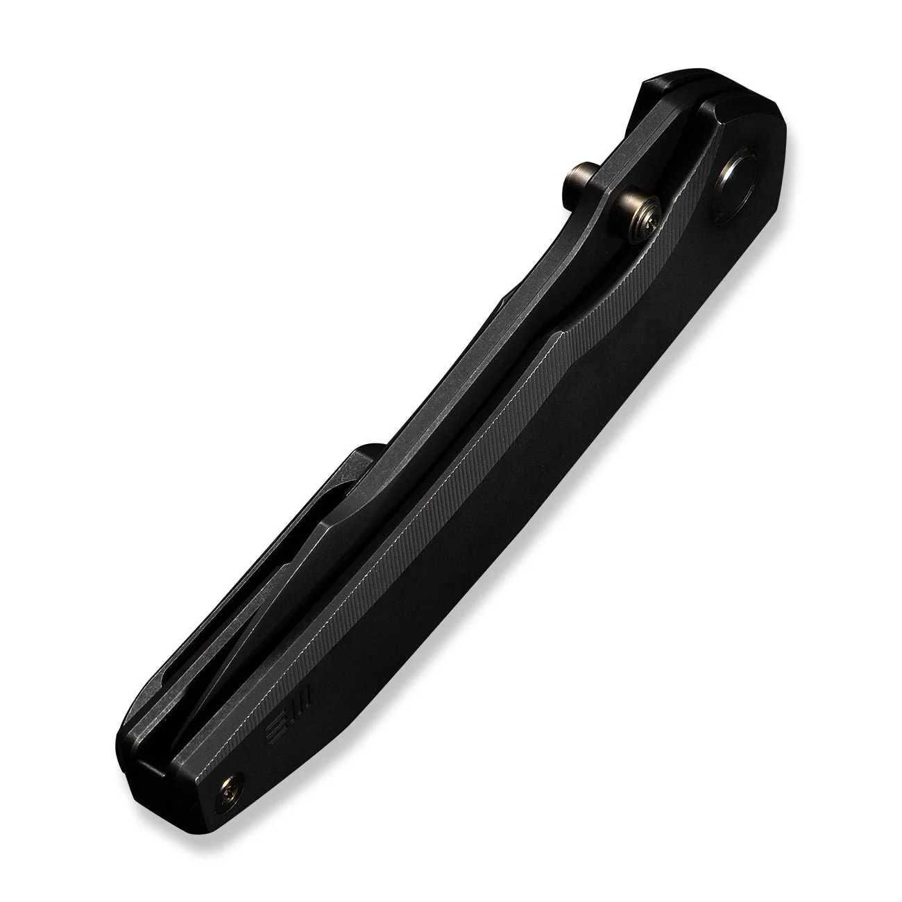 WEKNIFE Ryson Thumb Stud Knife Black Titanium Handle (3.33" Black Stonewashed Bohler M390 Blade) WE24086-1 - Image 8