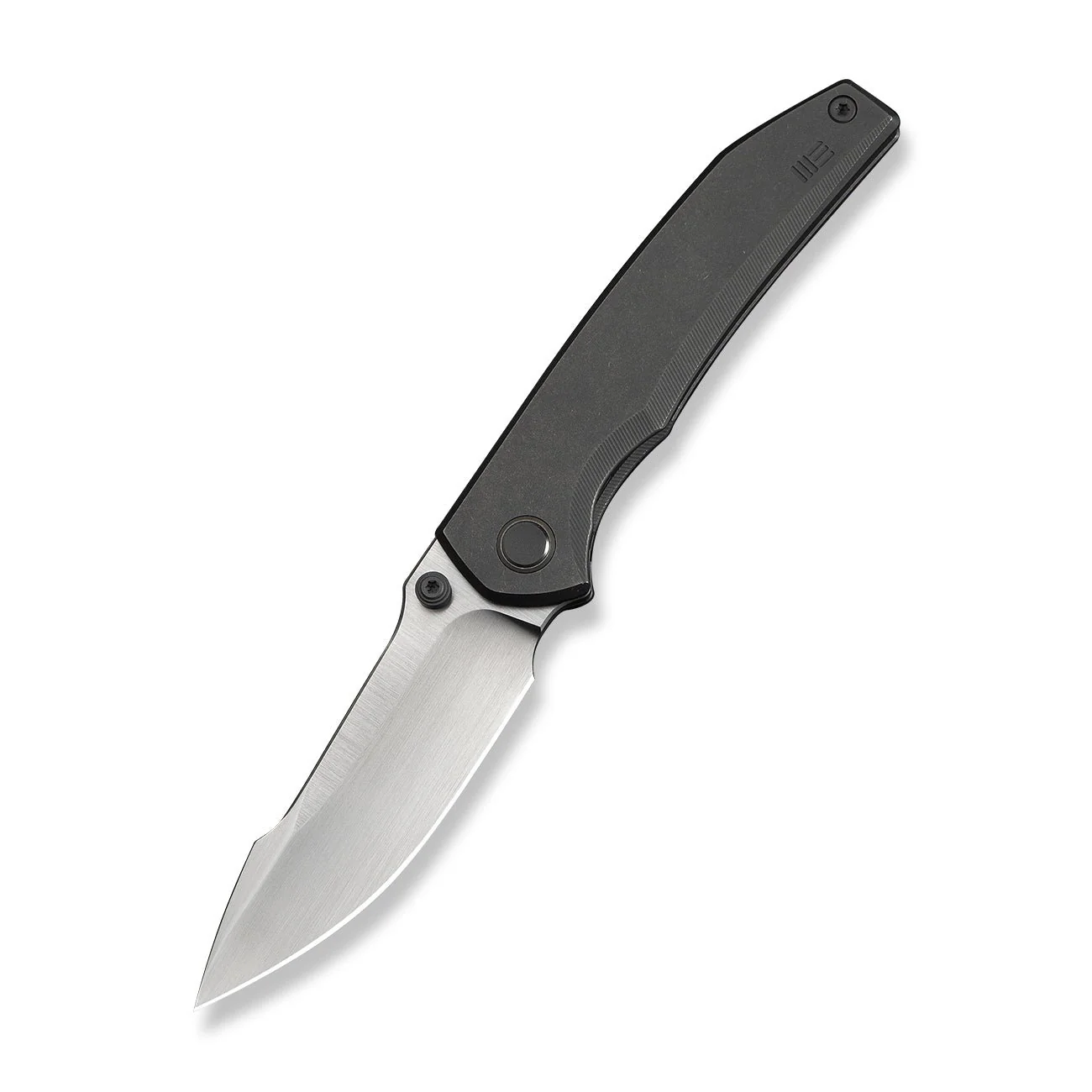WEKNIFE Ryson Thumb Stud Knife Gray Titanium Handle (3.33" Hand Rubbed Satin Bohler M390 Blade) WE24086-2 - Image 3