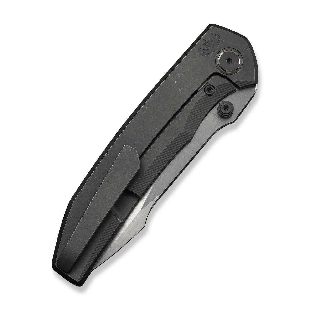 WEKNIFE Ryson Thumb Stud Knife Gray Titanium Handle (3.33" Hand Rubbed Satin Bohler M390 Blade) WE24086-2 - Image 7