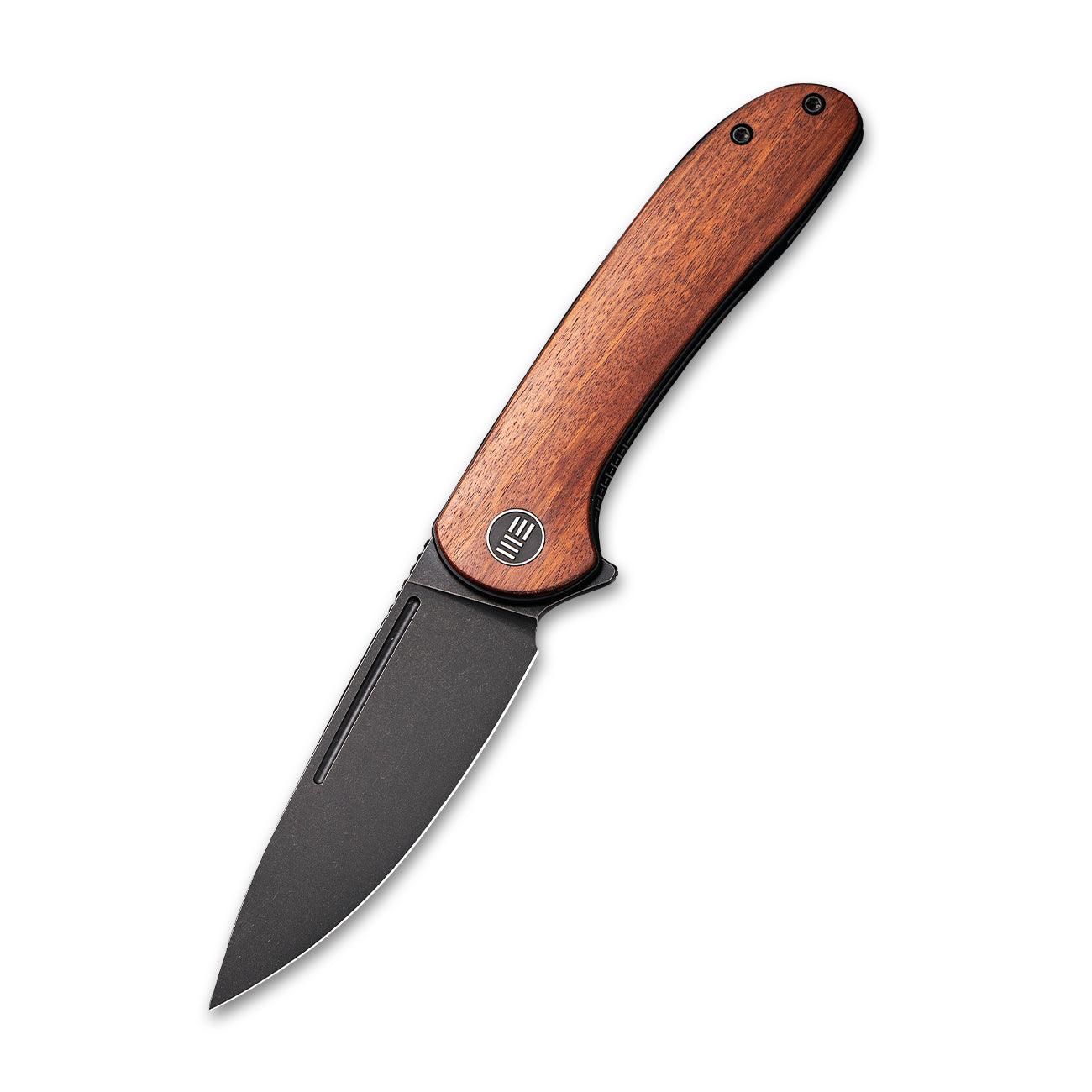 WEKNIFE Saakshi Flipper Knife Wood Handle (3.30" CPM 20CV Blade) WE20020C-3 - Image 3