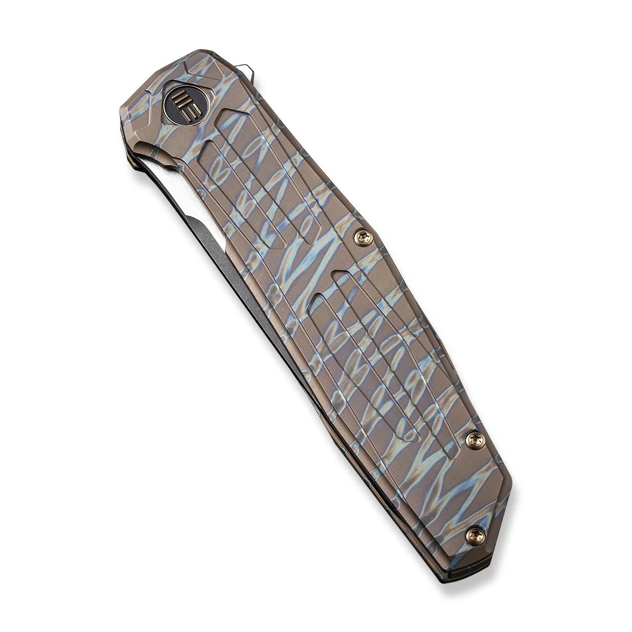 WEKNIFE Shadowfire Flipper Knife Titanium Handle (3.97" CPM 20CV Blade) WE22035-4 - Image 6