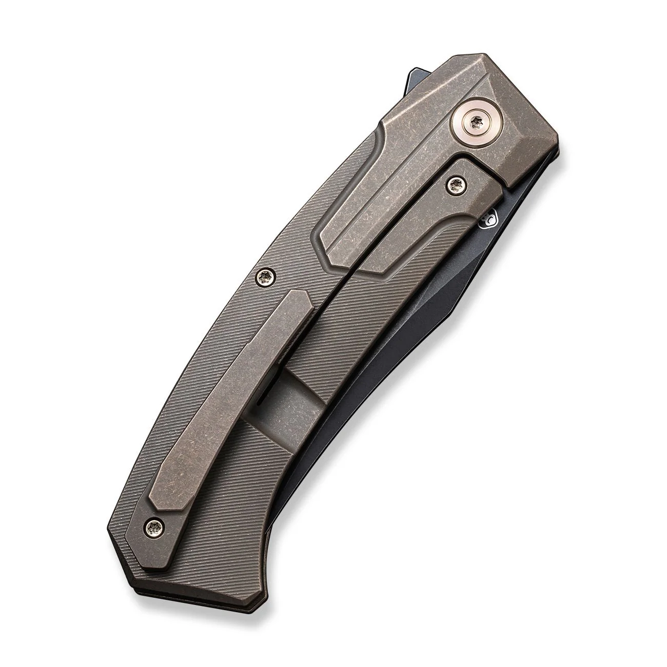 WEKNIFE Shuddan Flipper Knife Titanium Handle (3.48" CPM 20CV Blade) WE21015-3 - Image 7