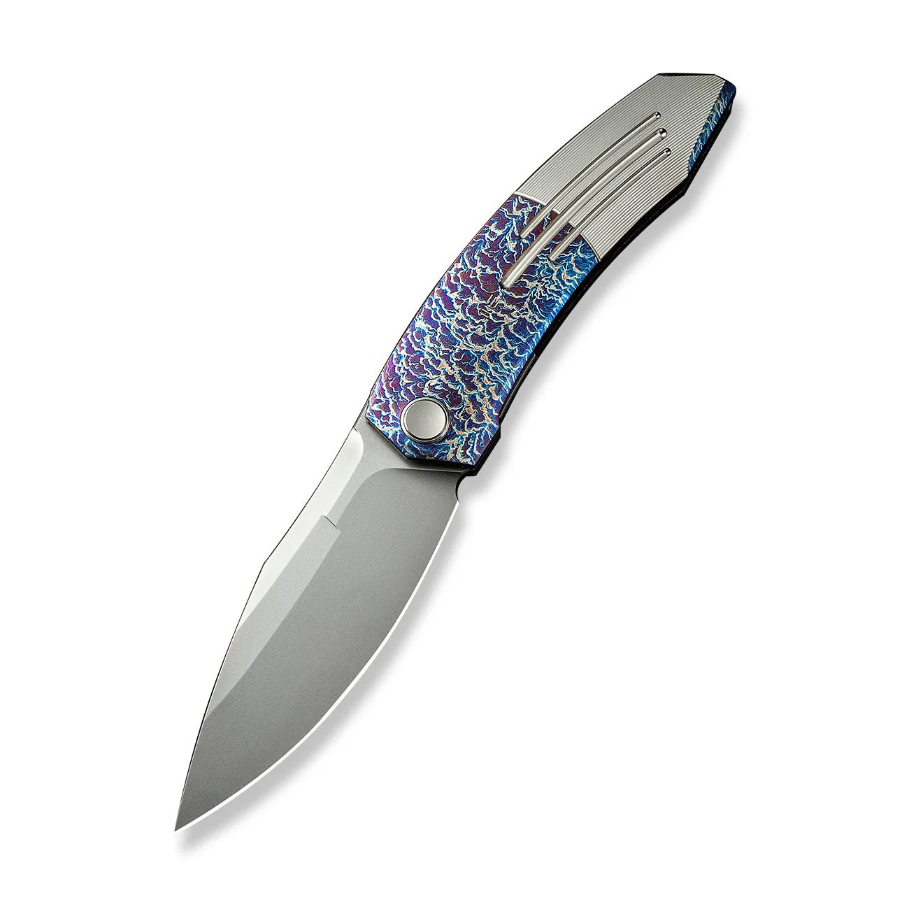 WEKNIFE Sine Wave Flipper Knife Titanium Handle (3.98" M390 Blade) WE23069B-4 - Image 3