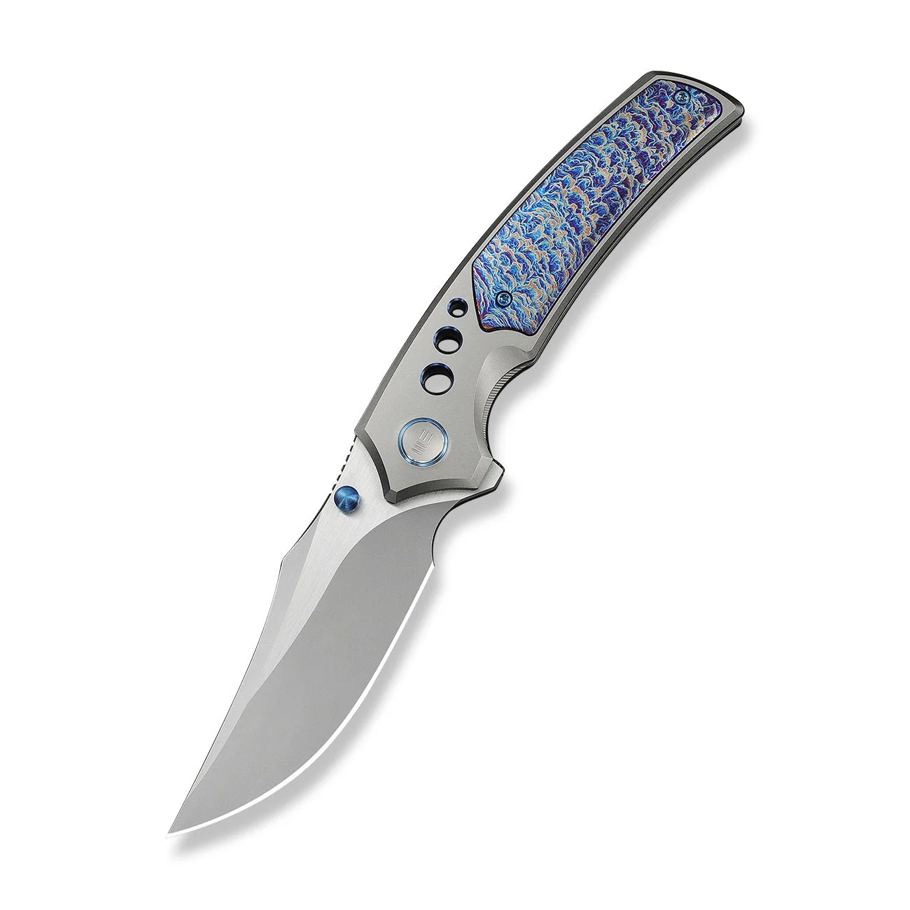 WEKNIFE Skynix Flipper & Thumb Stud Knife Titanium Handle (3.7" M390 Blade, Satin Flat) WE24087-2 - Image 3