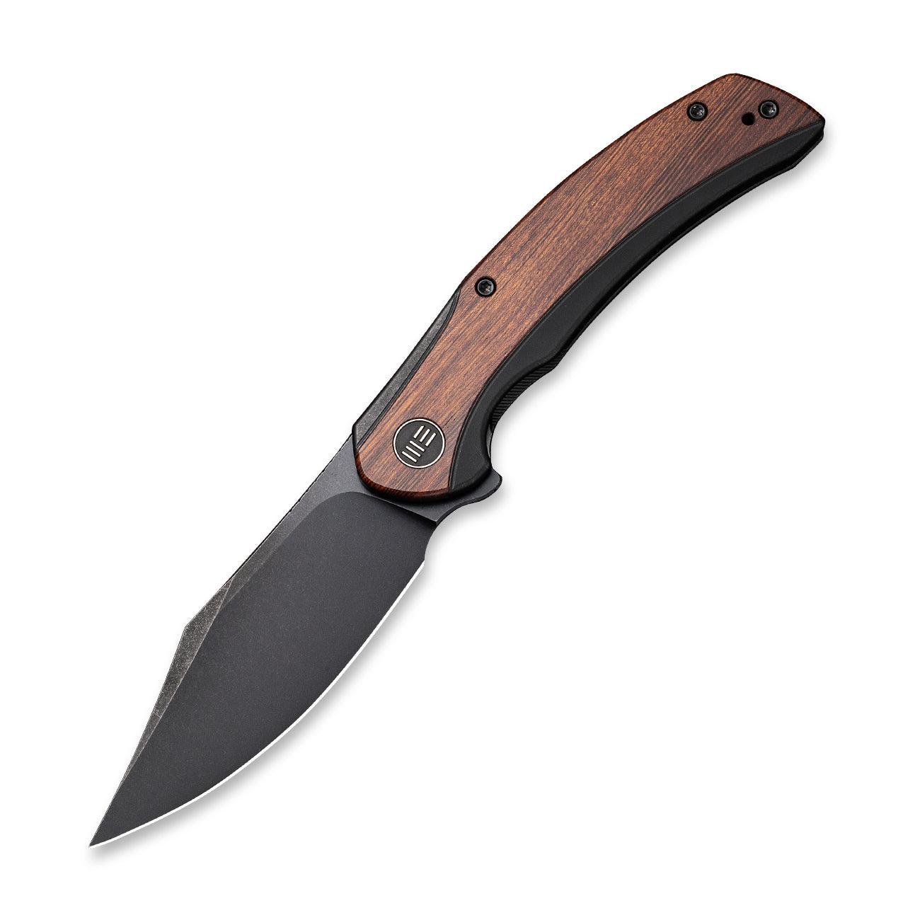 WEKNIFE Snick Flipper Knife Titanium & Wood Handle (3.47" CPM 20CV Blade) WE19022F-3 - Image 3