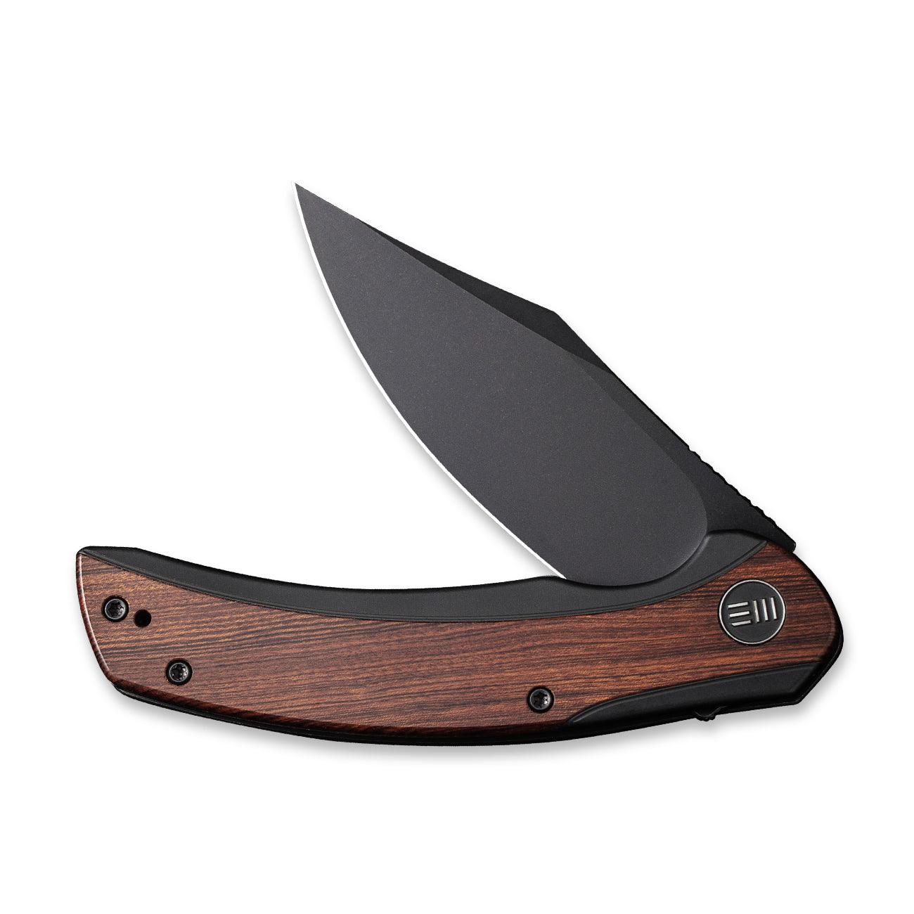 WEKNIFE Snick Flipper Knife Titanium & Wood Handle (3.47" CPM 20CV Blade) WE19022F-3 - Image 5