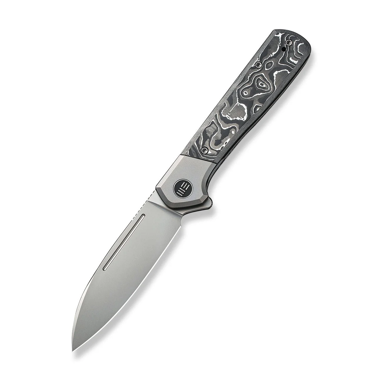 WEKNIFE Soothsayer Flipper Knife Titanium & Carbon Fiber Handle (3.48" CPM 20CV Blade) WE20050-3 - Image 3