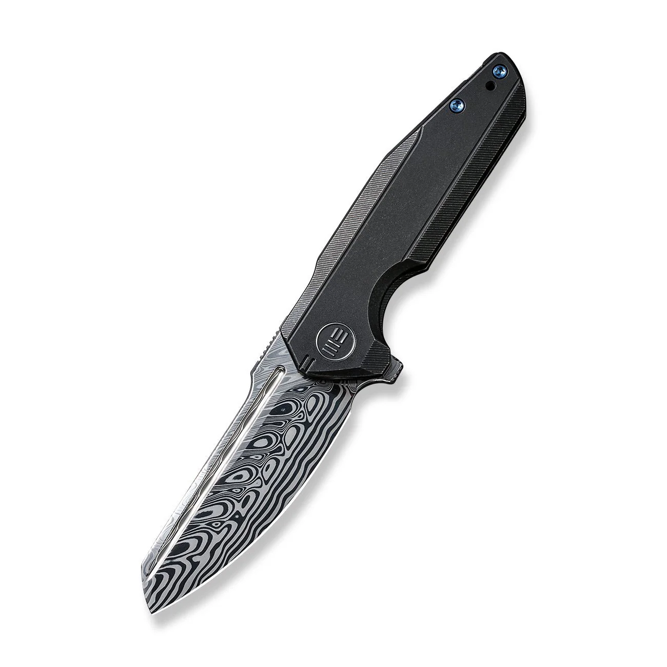 WEKNIFE StarHawk Flipper Knife Titanium Handle (2.81" Damasteel Blade) WE21017-DS1 - Image 3