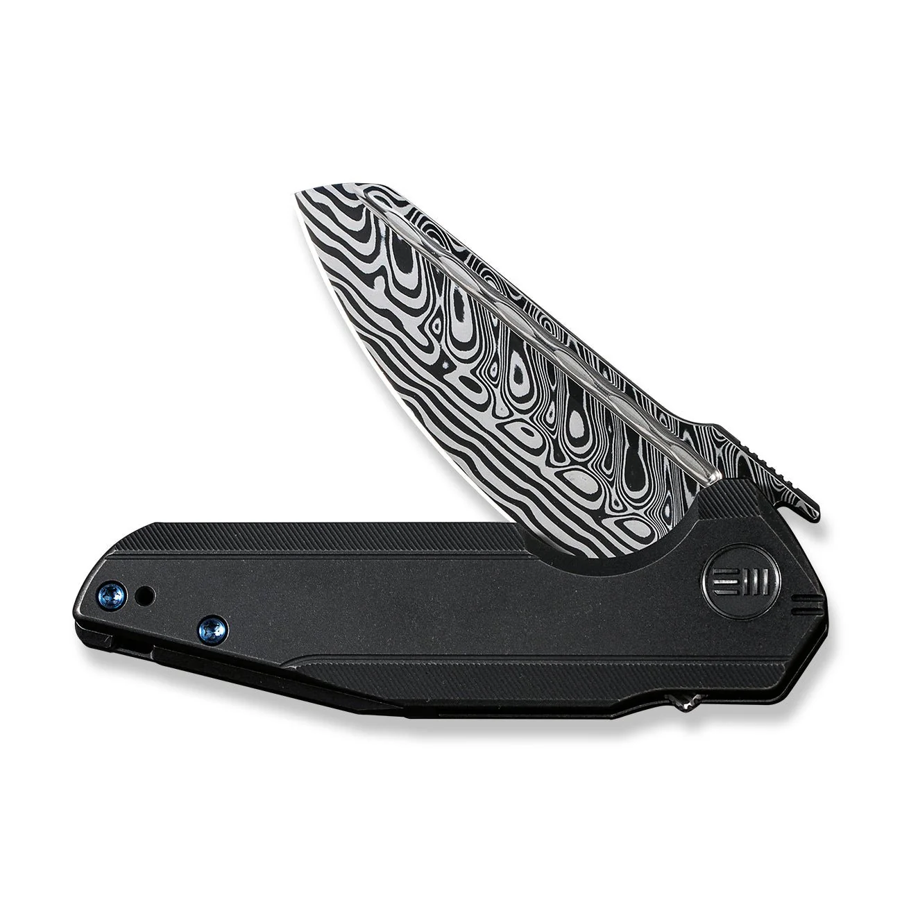 WEKNIFE StarHawk Flipper Knife Titanium Handle (2.81" Damasteel Blade) WE21017-DS1 - Image 5