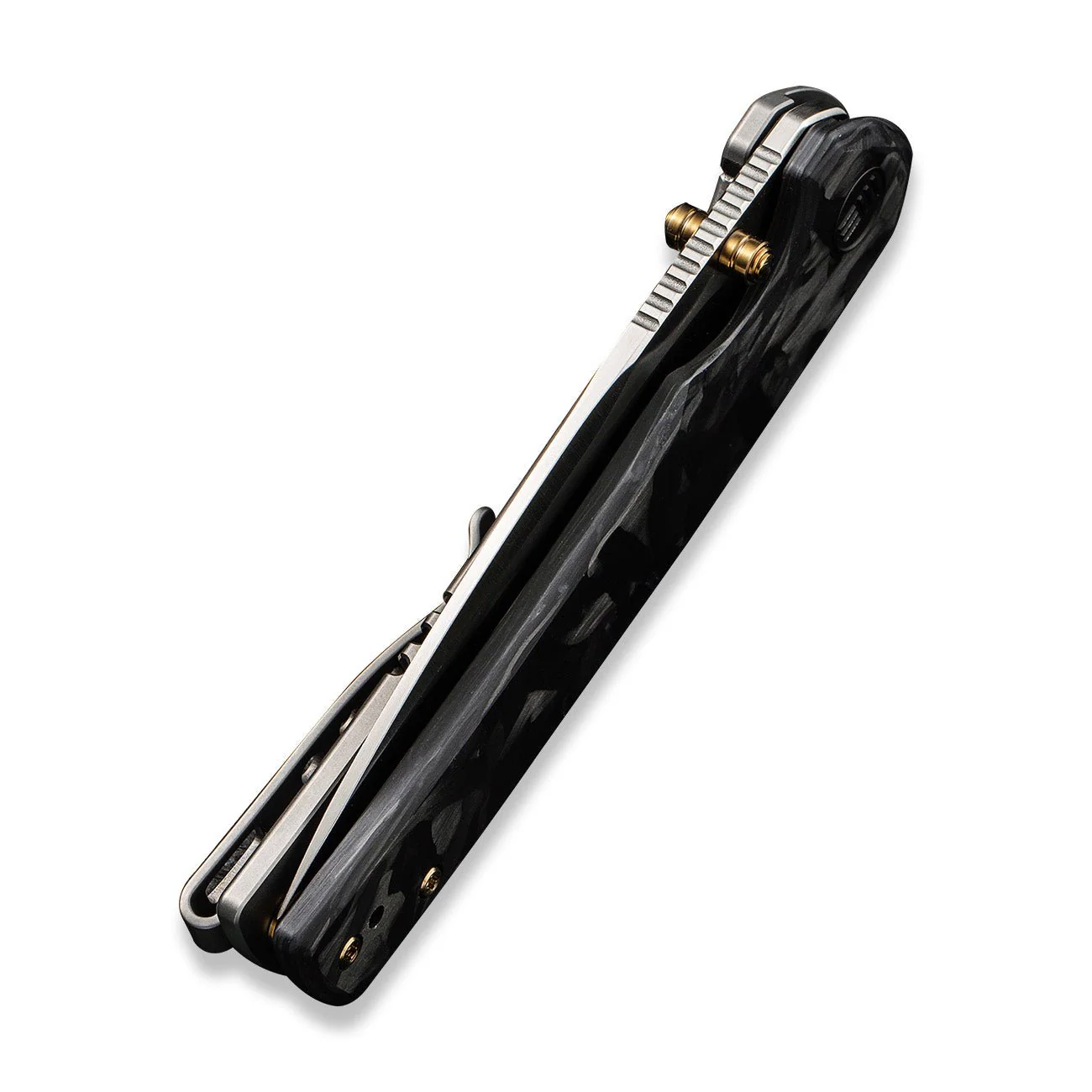 WEKNIFE Subjugator Flipper & Thumb Stud Knife Titanium & Carbon Fiber Handle (3.48" CPM 20CV Blade) WE21014D-1 - Image 7