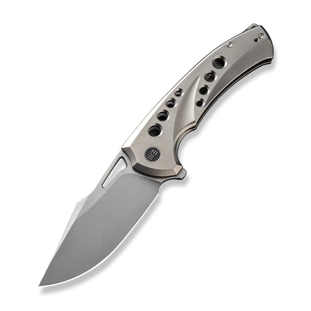 WEKNIFE Swiftfin Flipper & Thumb Hole Knife Titanium Handle (3.8" CPM 20CV Blade) WE23051-2 - Image 3
