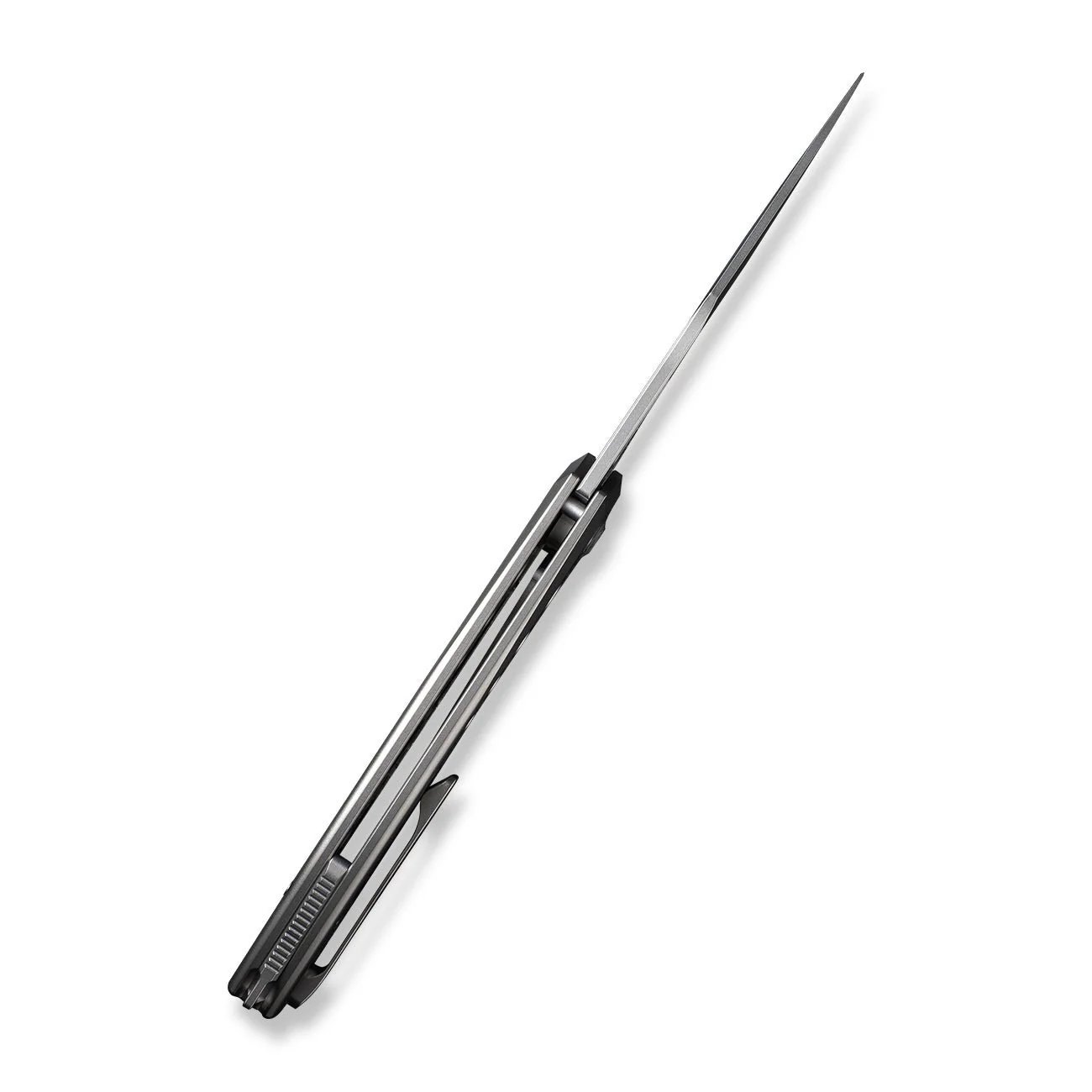 WEKNIFE Swiftfin Flipper & Thumb Hole Knife Titanium Handle (3.8" CPM 20CV Blade) WE23051-2 - Image 9