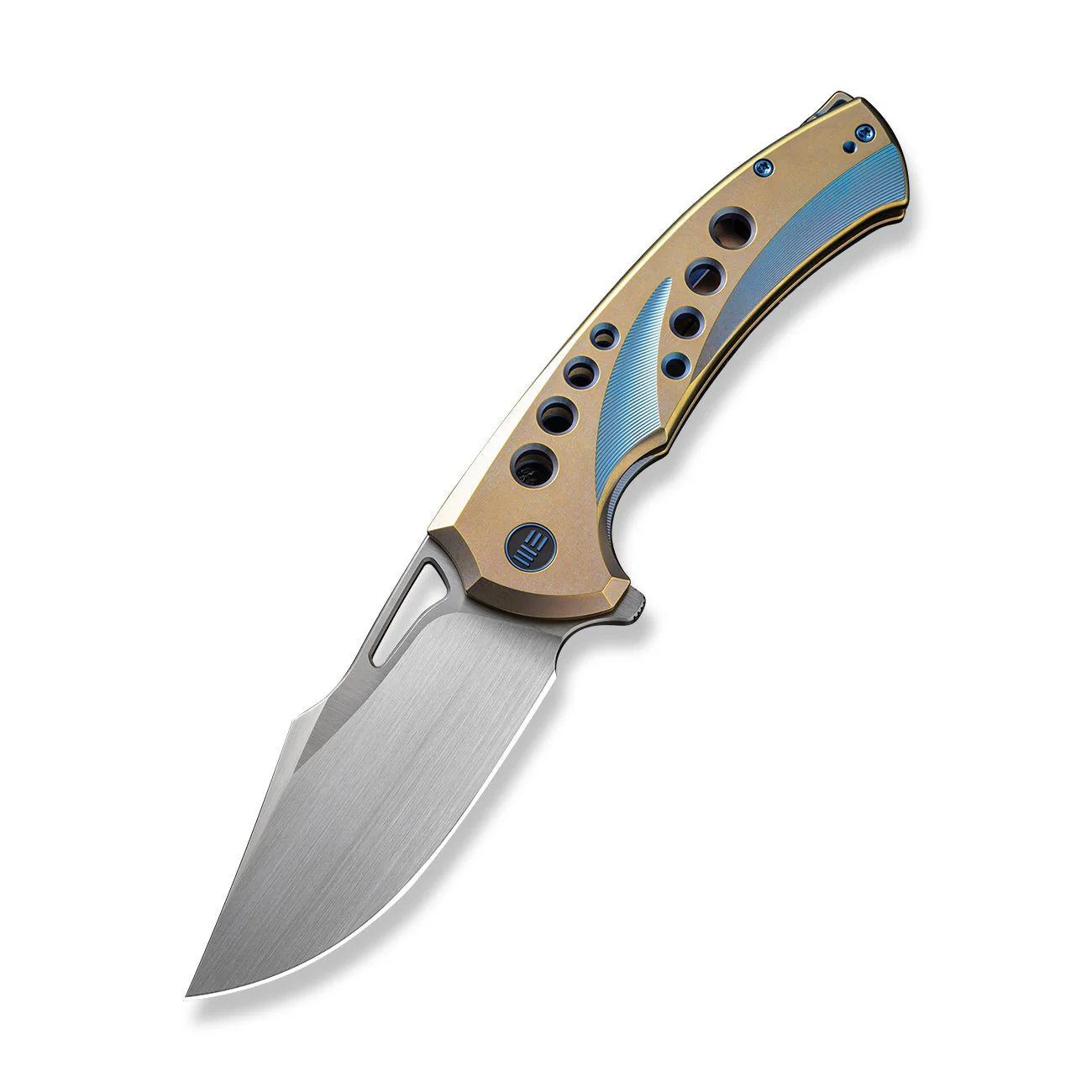 WEKNIFE Swiftfin Flipper & Thumb Hole Knife Titanium Handle (3.8" CPM 20CV Blade) WE23051-4 - Image 3