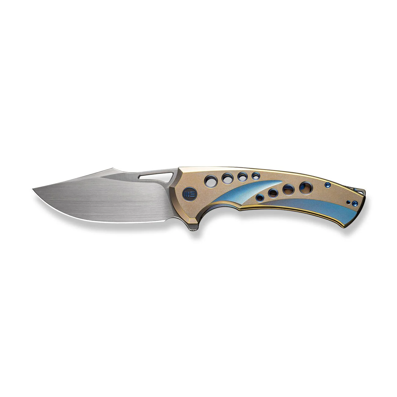 WEKNIFE Swiftfin Flipper & Thumb Hole Knife Titanium Handle (3.8" CPM 20CV Blade) WE23051-4 - Image 5