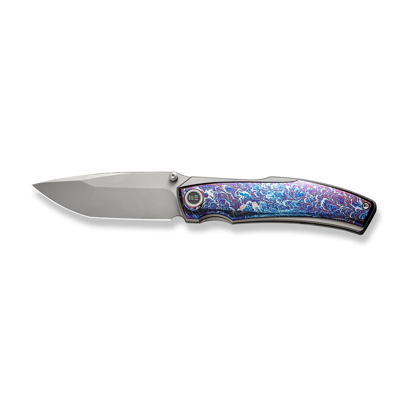WEKNIFE Swordfin Front Flipper & Thumb Stud Knife Titanium Handle (3.28" CPM 20CV Blade) WE23067-1 - Image 4