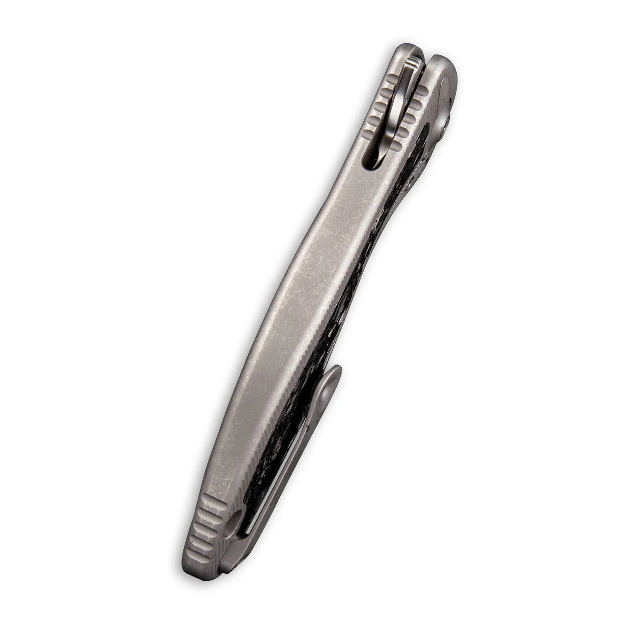 WEKNIFE Synergy2 Flipper Knife Titanium & Carbon Fiber Handle (3.49" M390 Blade) 912CF-A - Image 4