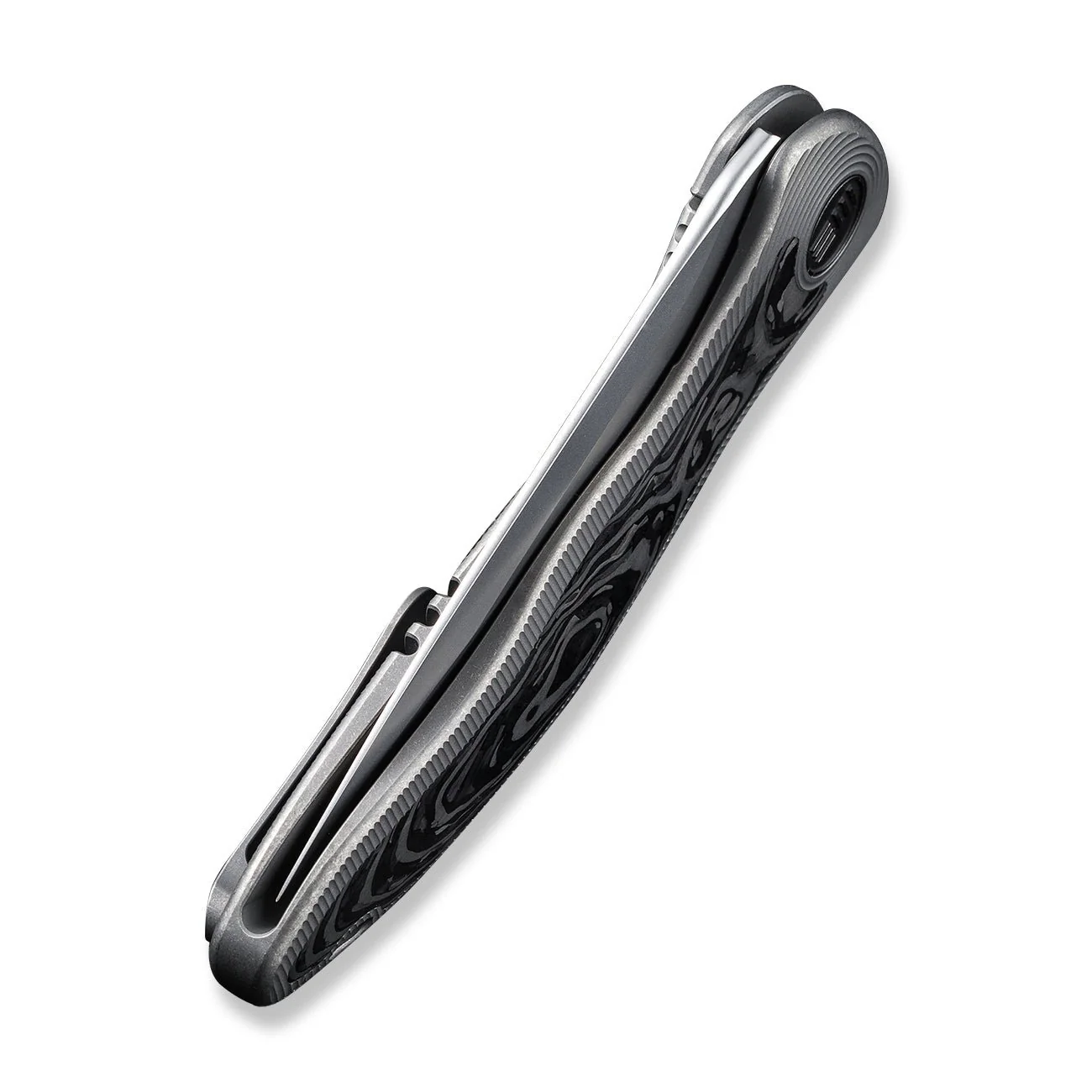 WEKNIFE Synergy2v2 Flipper Knife Titanium & Carbon Fiber Handle (3.49" CPM 20CV Blade) WE18046CF-1 - Image 8