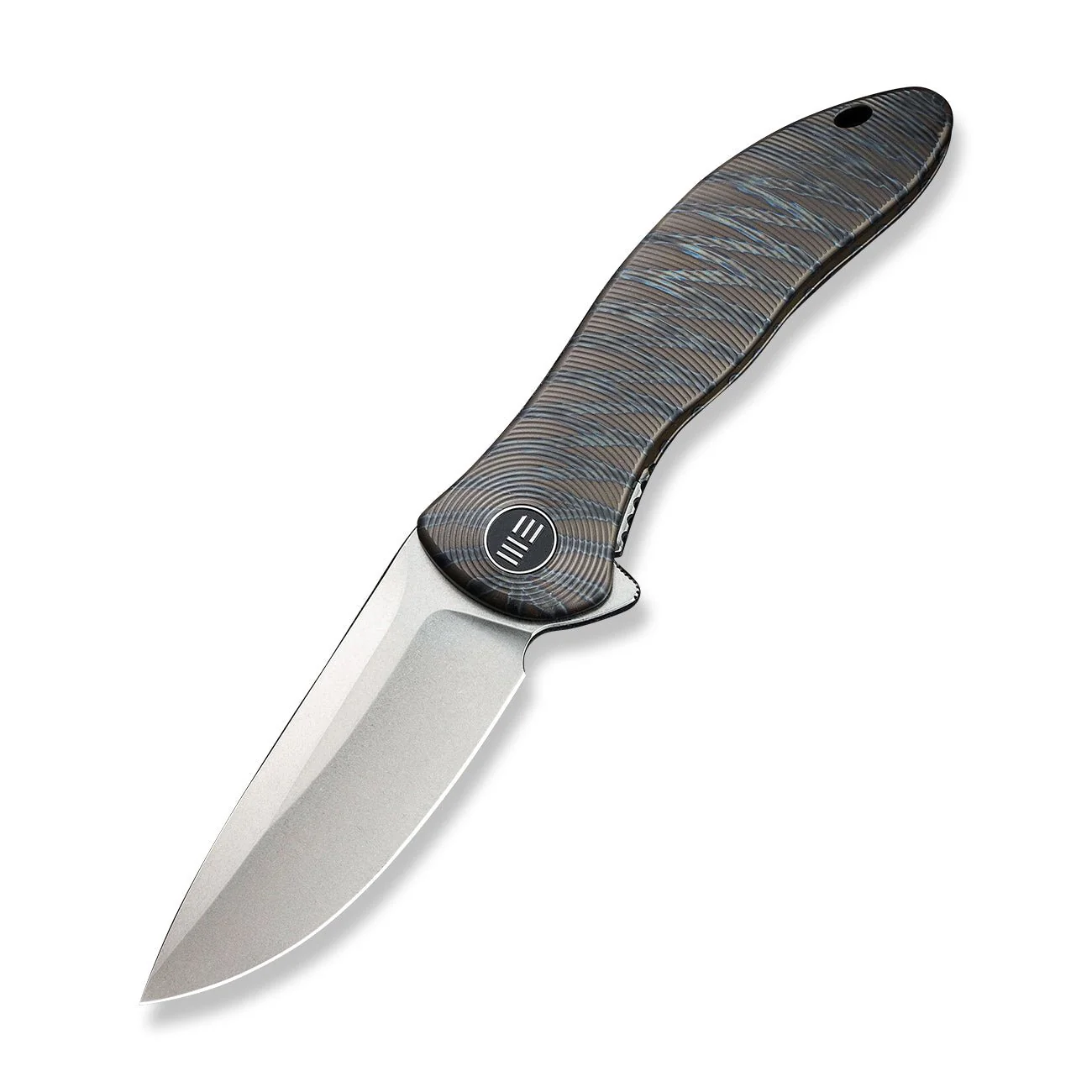 WEKNIFE Synergy2v2 Flipper Knife Titanium Handle (3.49" CPM 20CV Blade) WE18046D-2 - Image 3