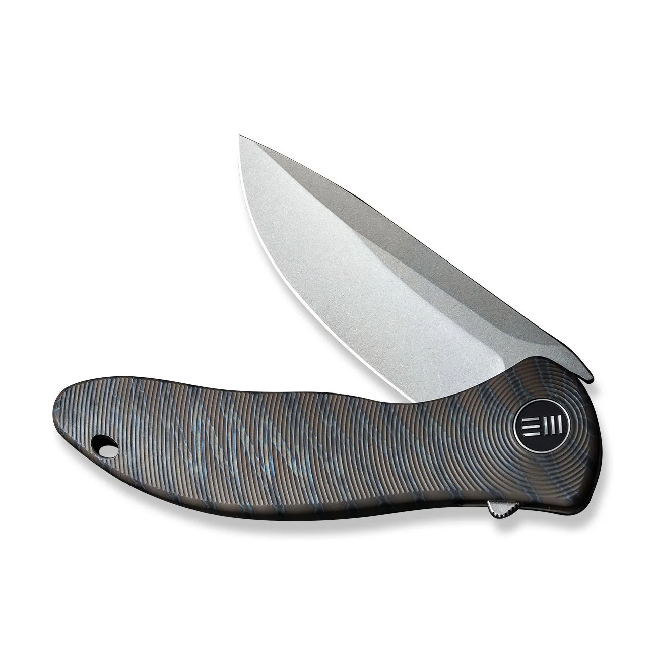 WEKNIFE Synergy2v2 Flipper Knife Titanium Handle (3.49" CPM 20CV Blade) WE18046D-2 - Image 5