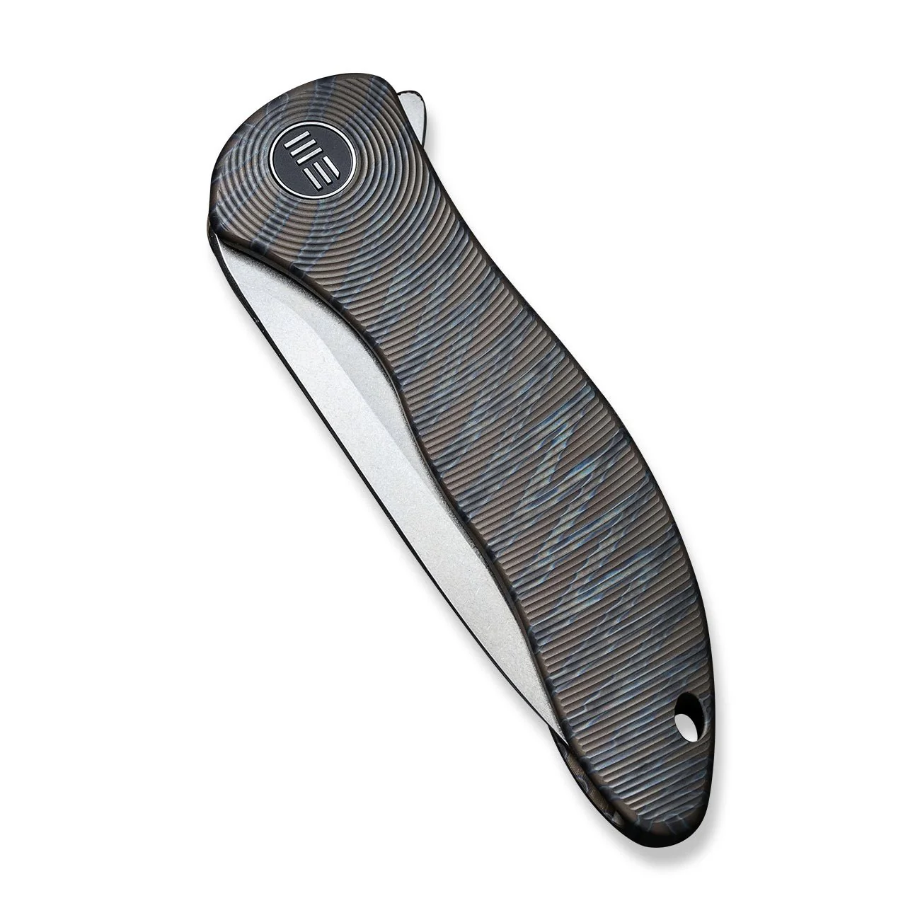 WEKNIFE Synergy2v2 Flipper Knife Titanium Handle (3.49" CPM 20CV Blade) WE18046D-2 - Image 6