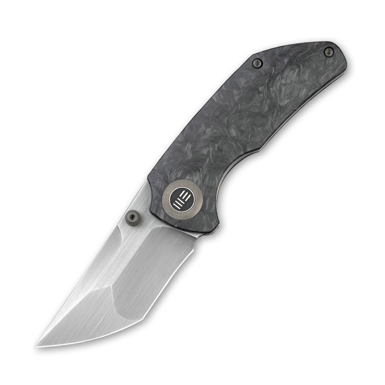 WEKNIFE Thug Thumb Stud Knife Titanium & Carbon Fiber Handle (2.69" CPM 20CV Blade) 2103C - Image 3