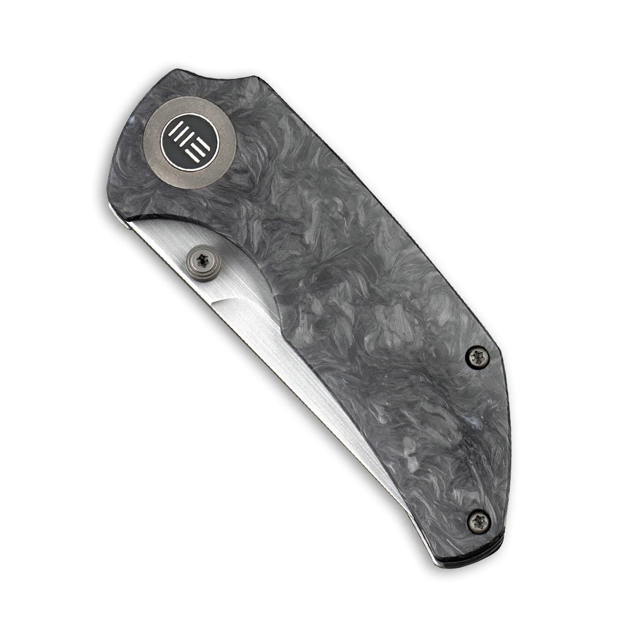 WEKNIFE Thug Thumb Stud Knife Titanium & Carbon Fiber Handle (2.69" CPM 20CV Blade) 2103C - Image 5