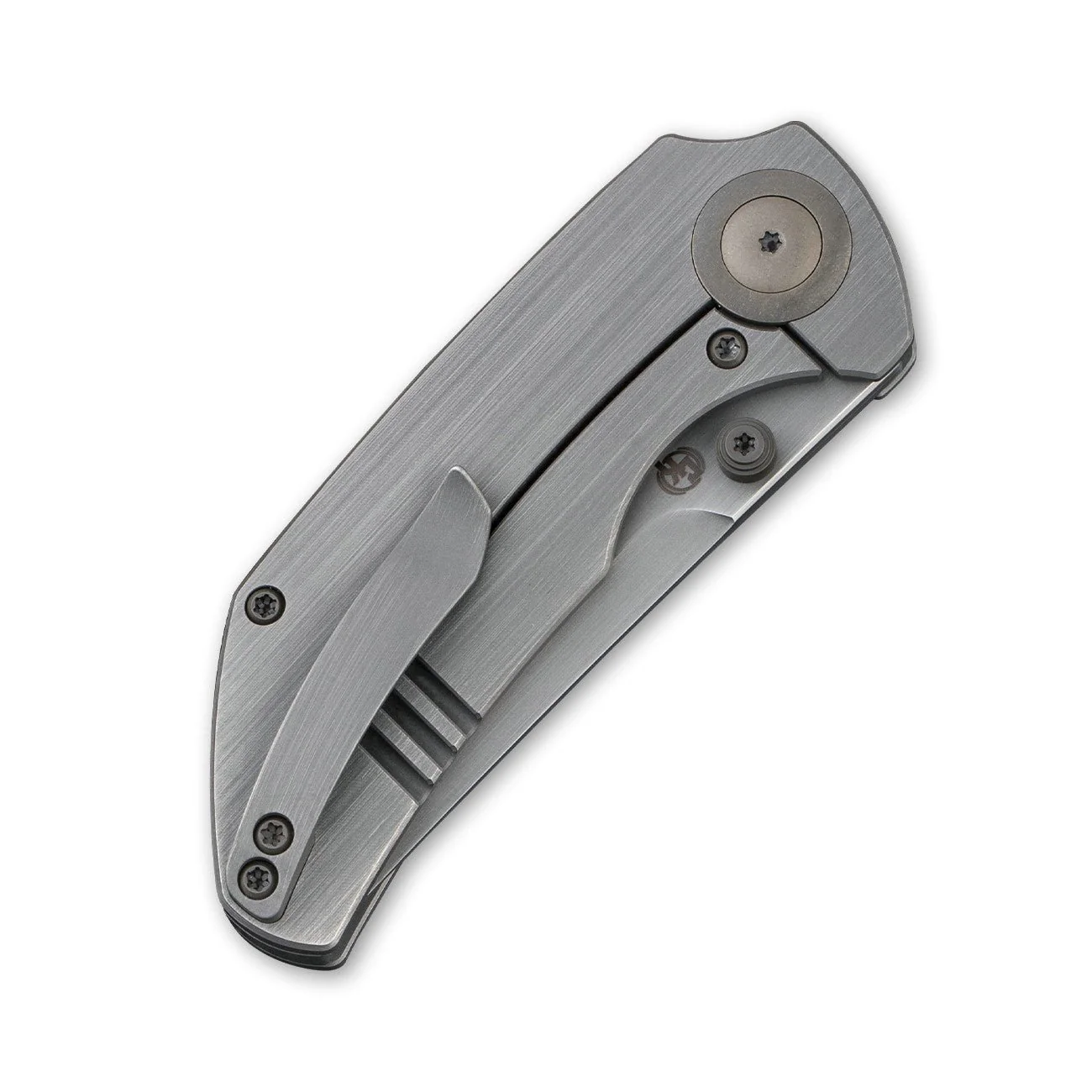 WEKNIFE Thug Thumb Stud Knife Titanium & Carbon Fiber Handle (2.69" CPM 20CV Blade) 2103C - Image 6