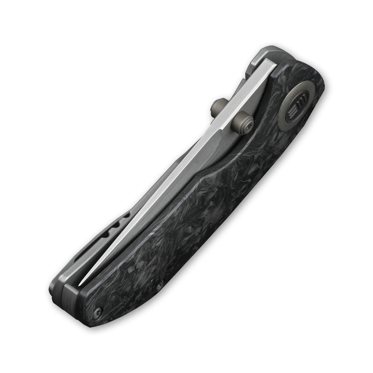 WEKNIFE Thug Thumb Stud Knife Titanium & Carbon Fiber Handle (2.69" CPM 20CV Blade) 2103C - Image 7