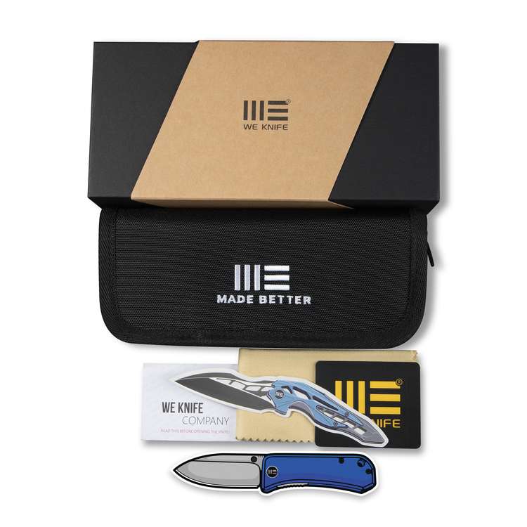 WEKNIFE Thug XL Thumb Stud Knife Titanium Handle (3.35" CPM 20CV Blade) WE20028D-2 - Image 10